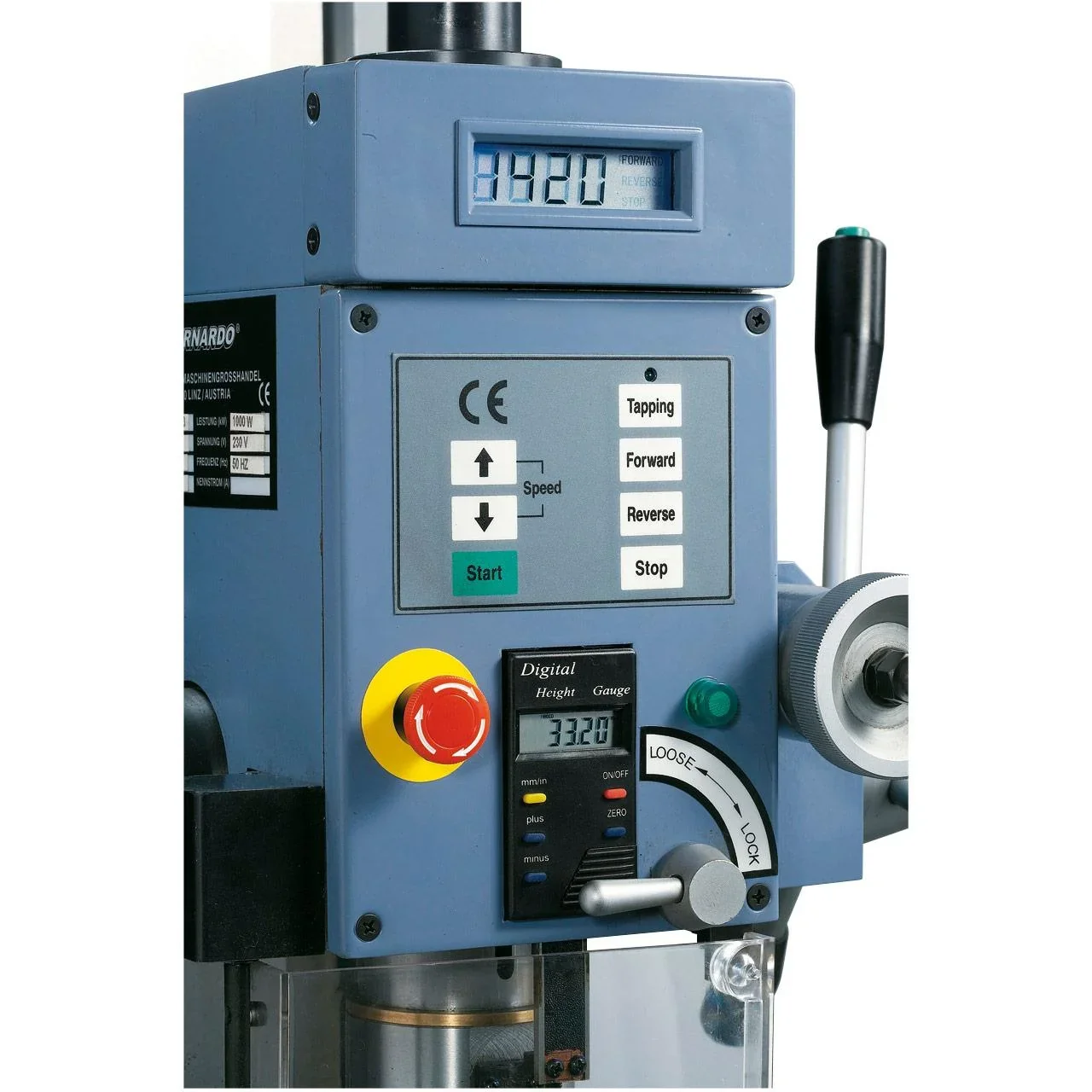 Bernardo Bohr-Fräsmaschine BF25 L Super / 230 V - 1