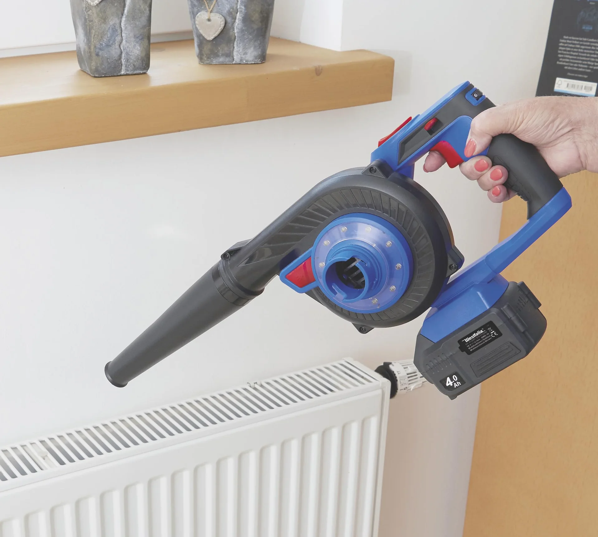 Multifunktionsgebläse 18 Volt Li-ion AMG 18 inklusive 1 Akku 2,0 Ah und Ladegerät - 10