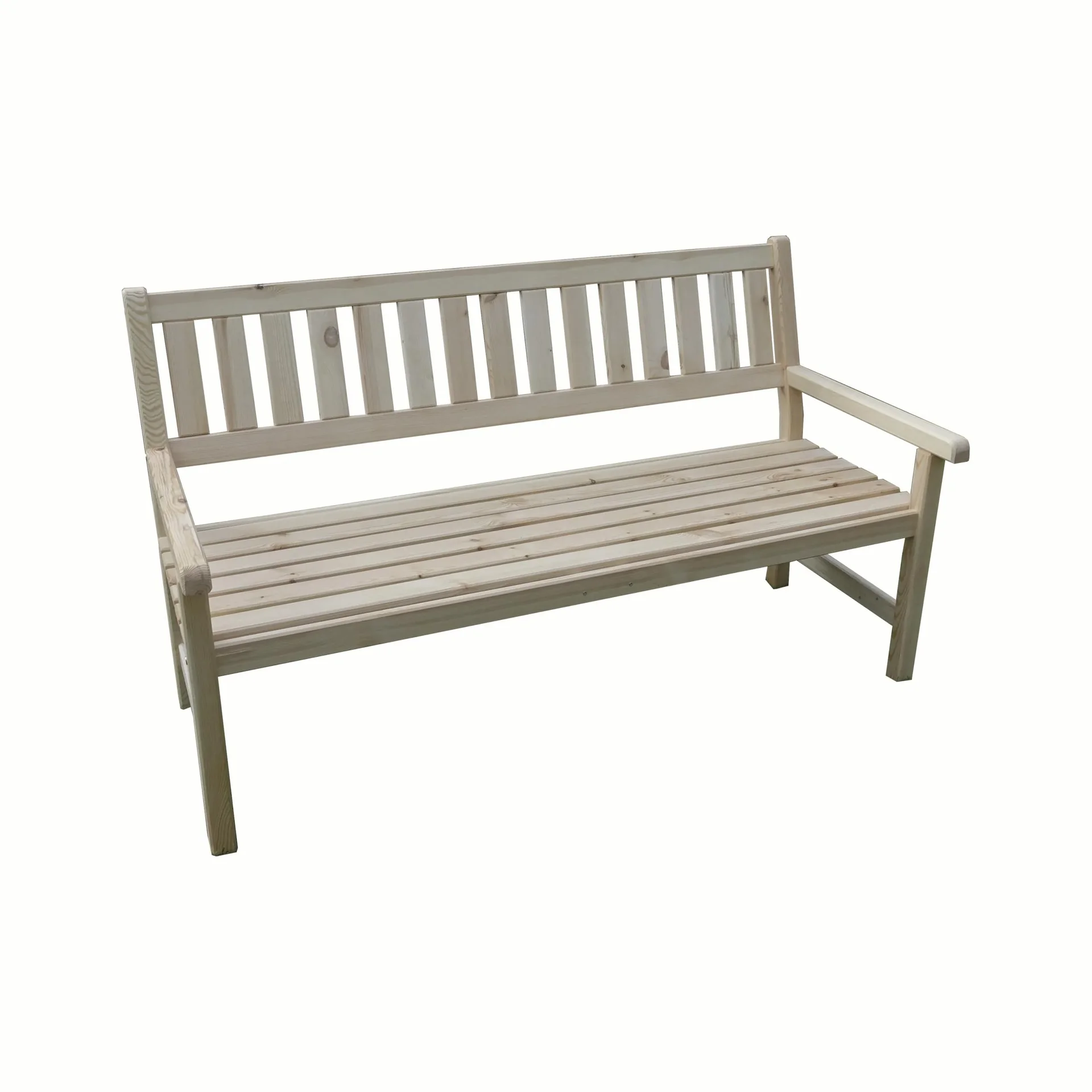 Gartenbank Johanna 3-Sitzer, natur - 0