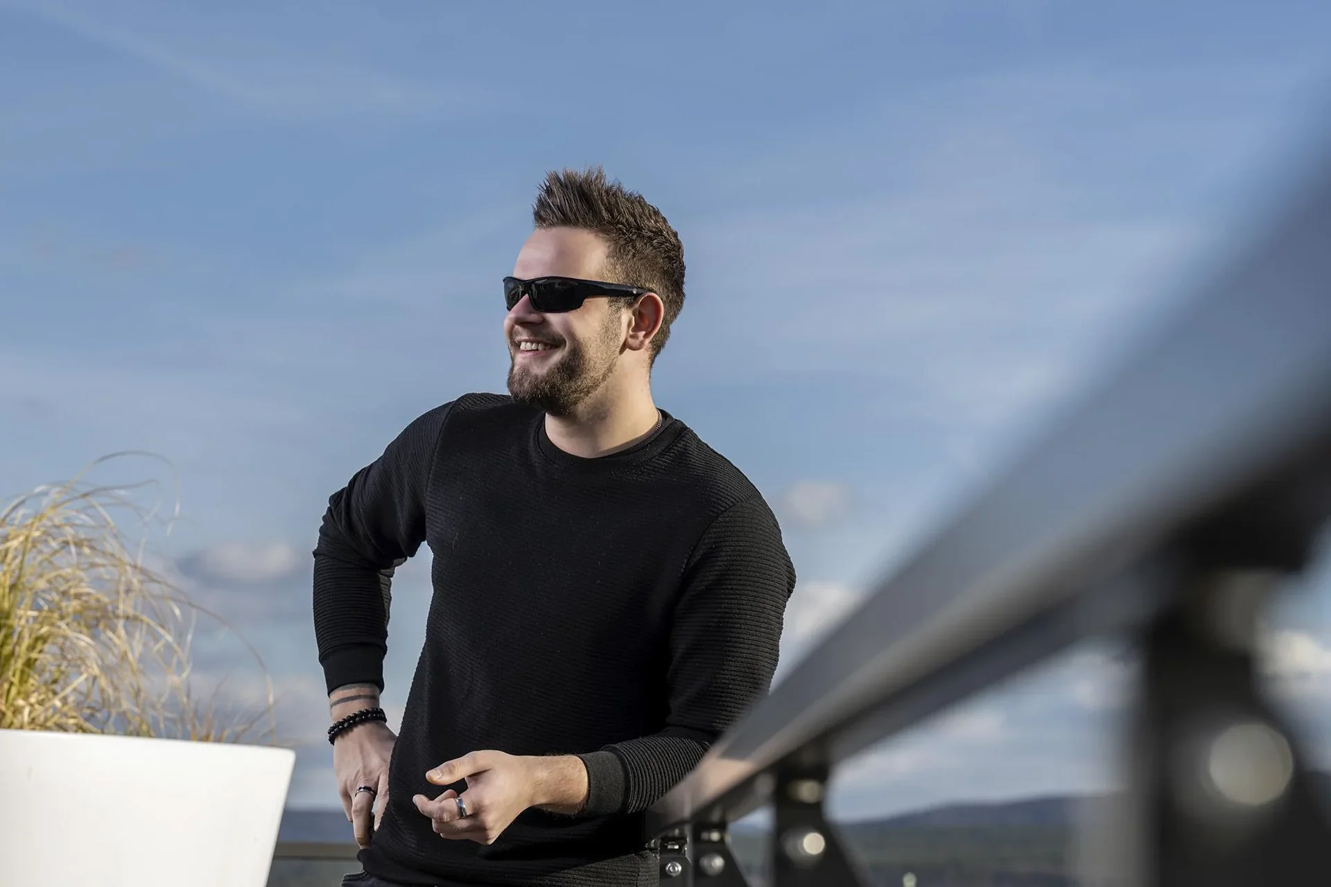 Polarisierte Sonnenbrille "HD Polar View", Schwarz - 7