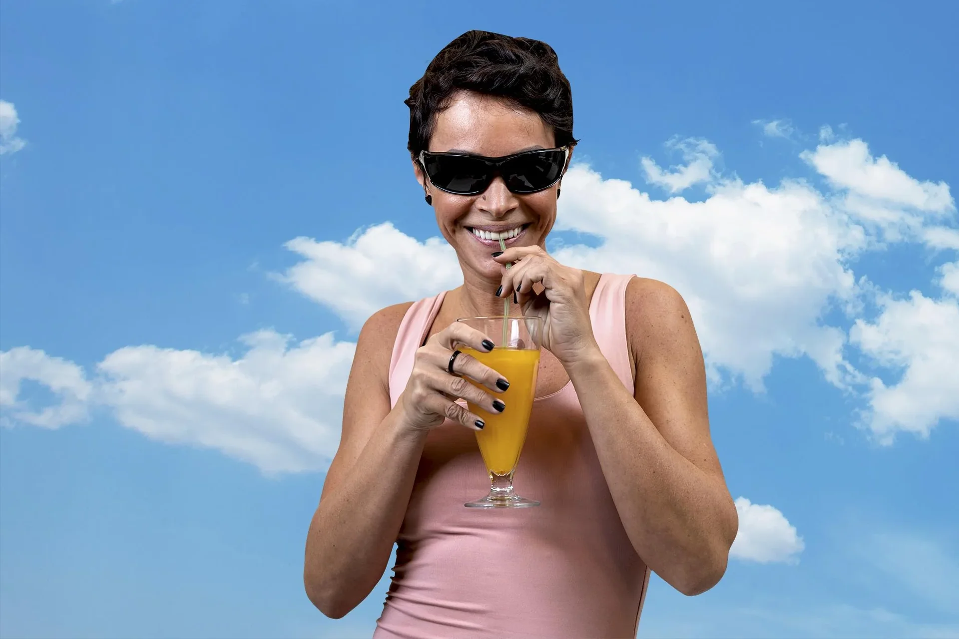 Polarisierte Sonnenbrille "HD Polar View", Schwarz - 8