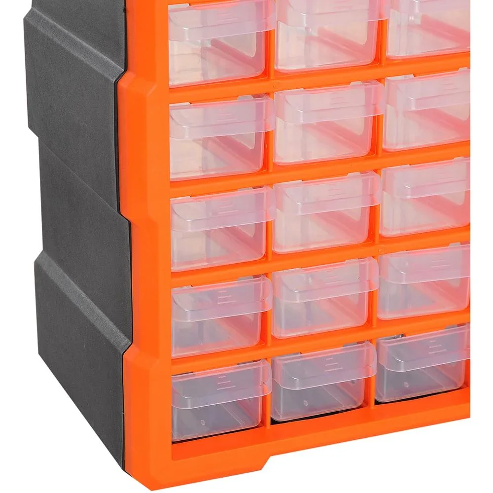 Sortimentskasten Kleinteilemagazin 60 Schubfächer Orange - 2