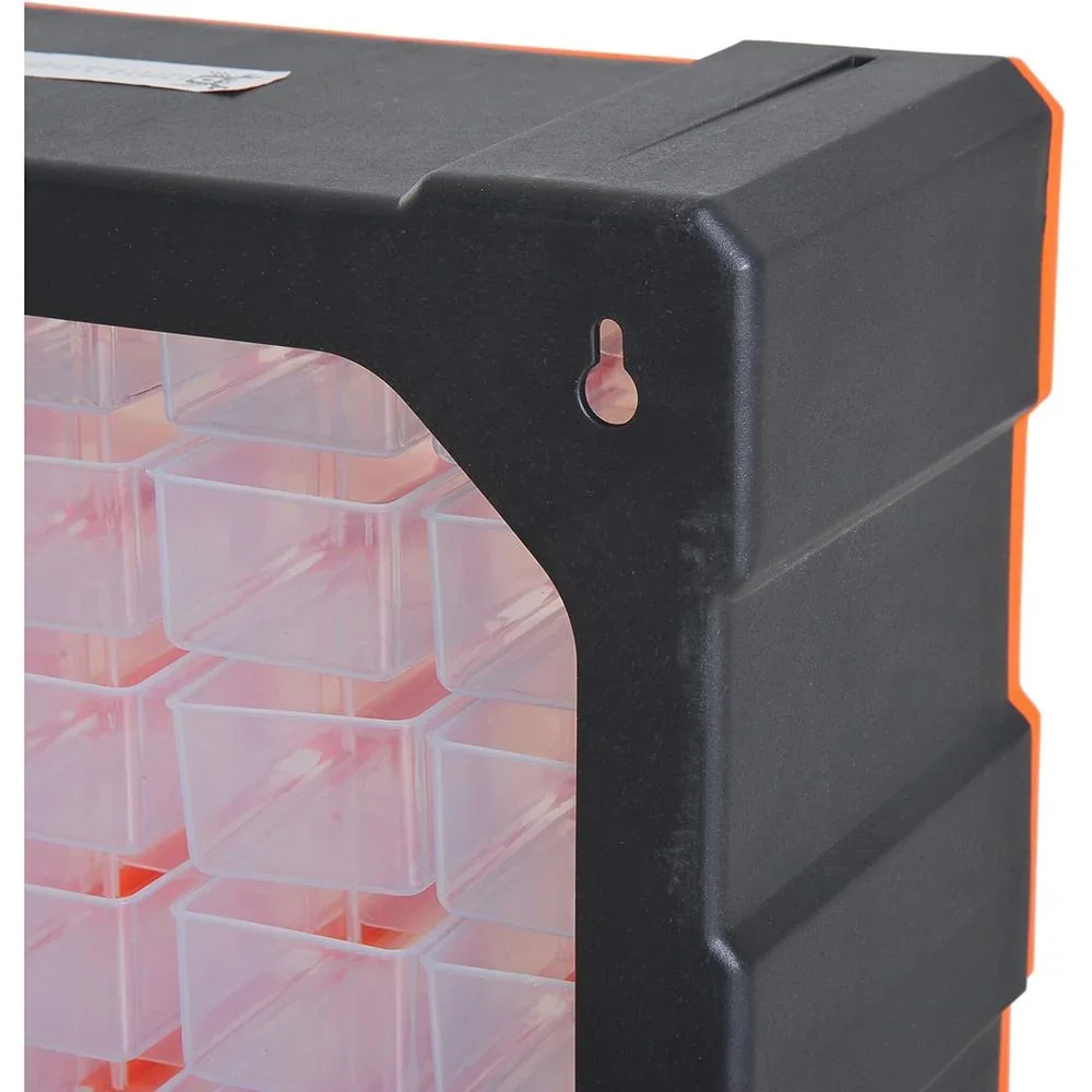 Sortimentskasten Kleinteilemagazin 60 Schubfächer Orange - 5
