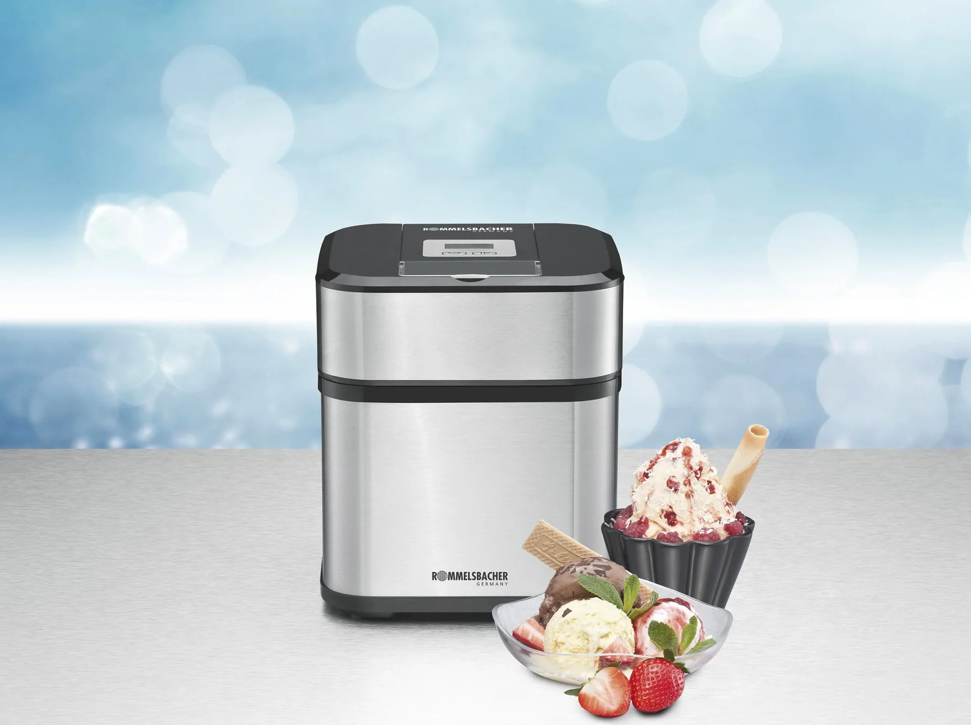 4 in 1 Eismaschine IM 12 "Kurt", 1,5 Liter, 12 Watt - 0