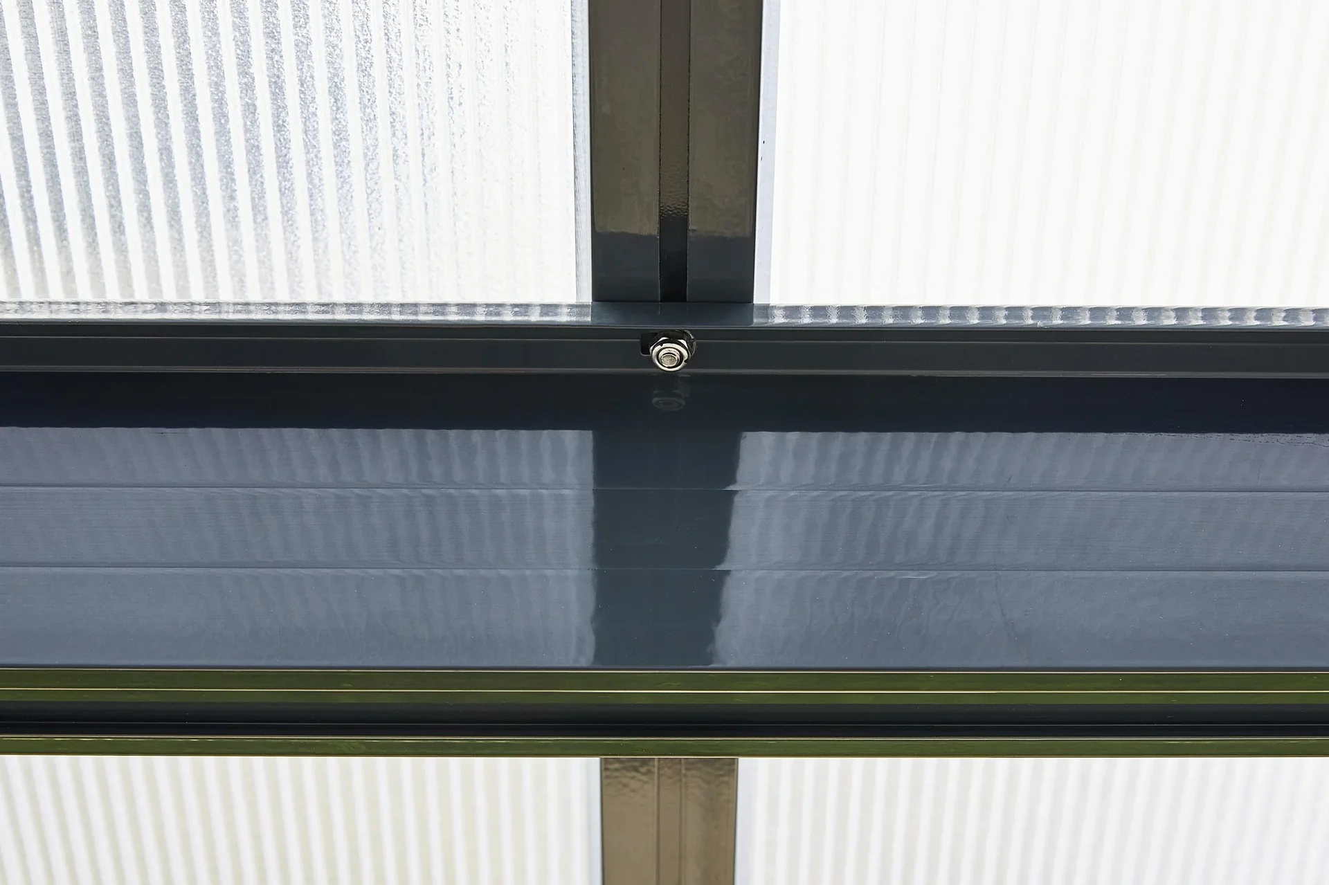 Terrassendach Bausatz, Farbe anthrazit, 3060 x 3060 mm - 5