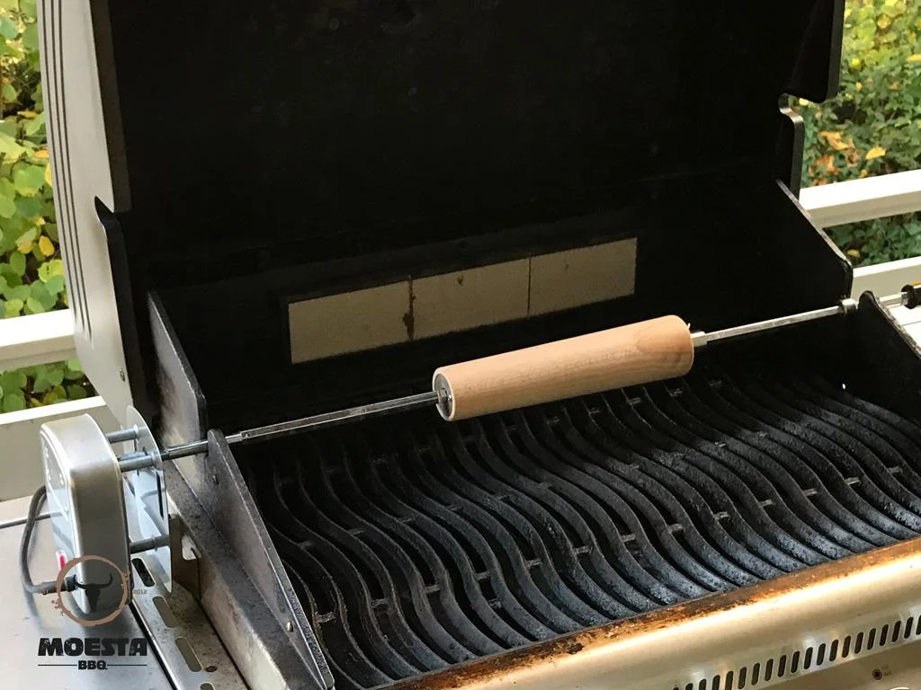FeuerWalze - Buchenholzrolle : für Fremdhersteller bis Durchmesser 11,8 mm - für Baumkuchen vom Grill - 1