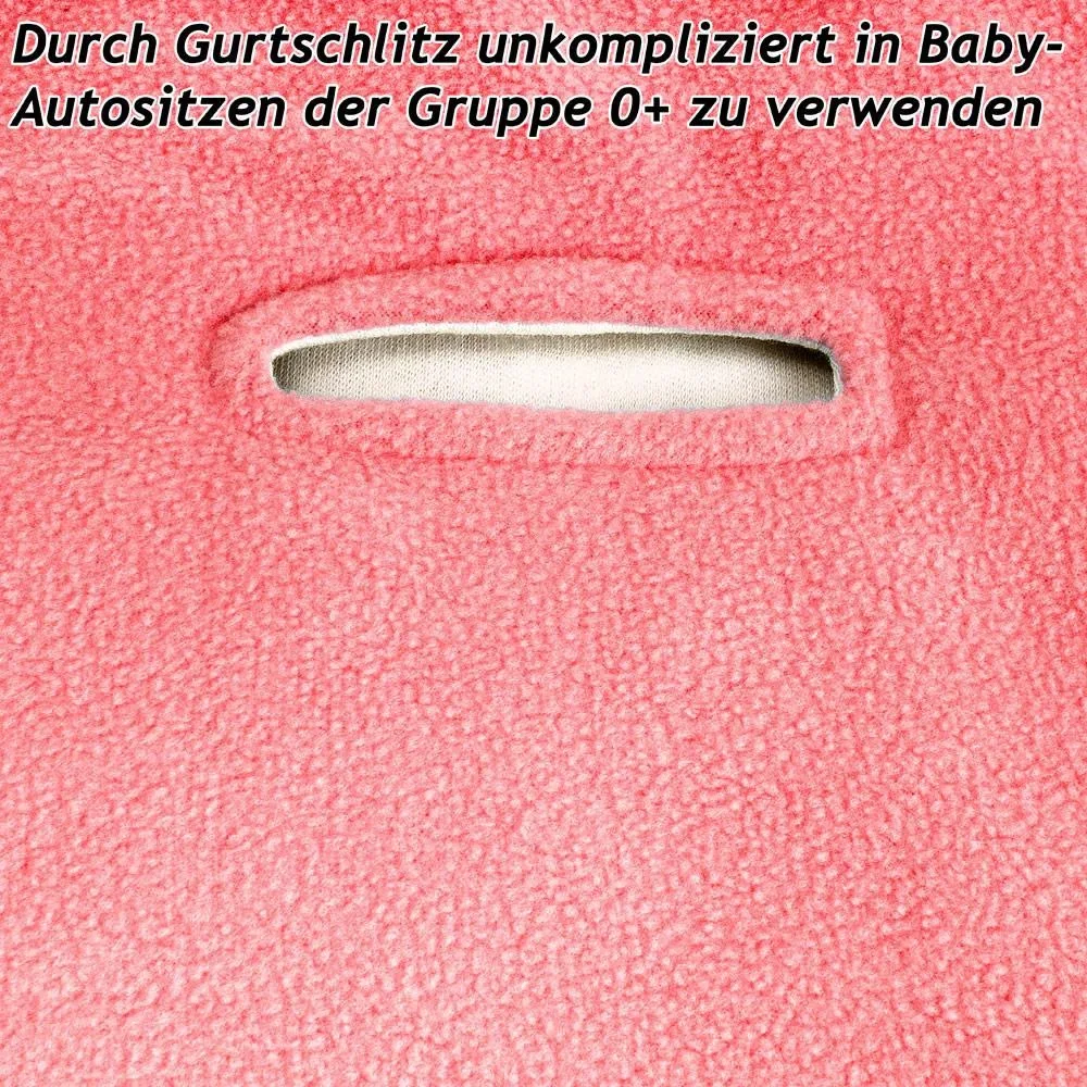 Fußsack - Baby-Fußsack - rosa - 90 X 75Cm - 2
