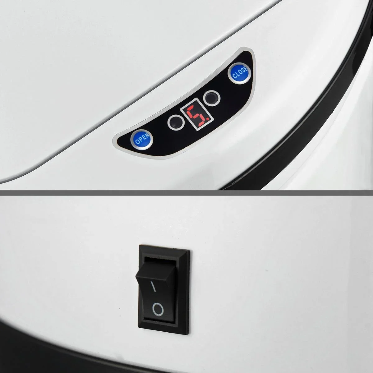 Abfallbehälter mit Sensor 56 Liter weiß - 1