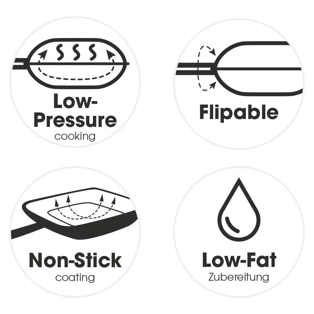 Black Doubletta Wendepfanne Deluxe Set - 1