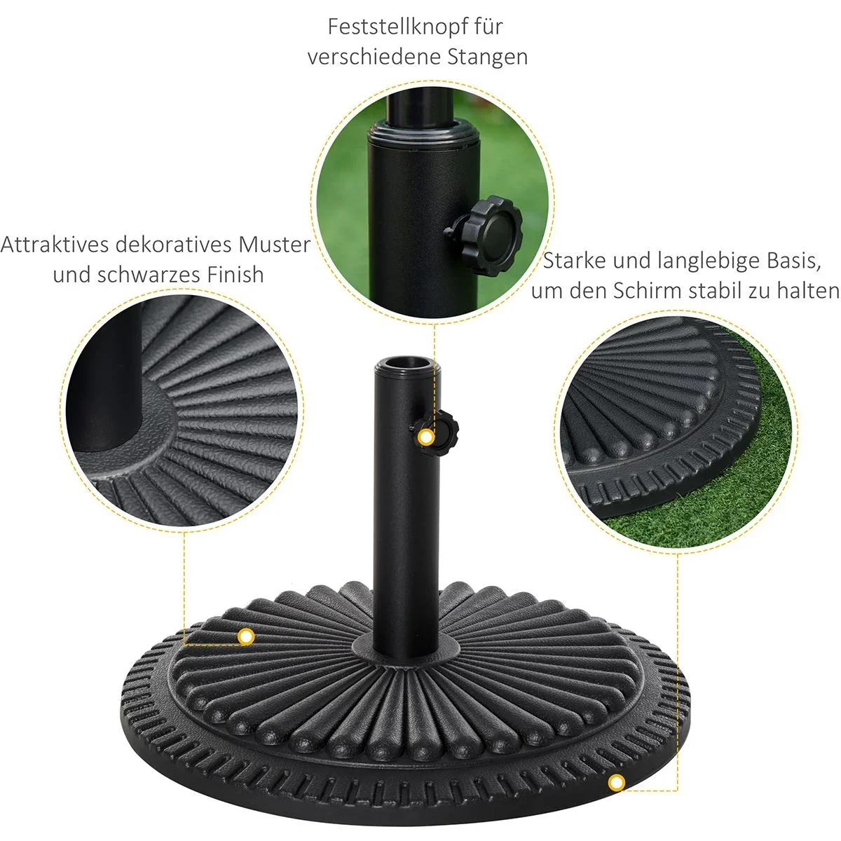 Sonnenschirmständer 15 kg Schirmst - 2