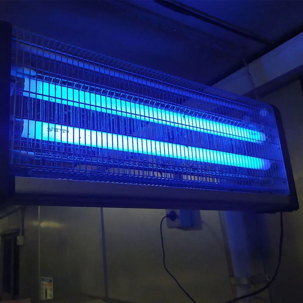 VT-3230 Insektenlampe - 2"15W - 100m Reichweite - UV-Licht - Grau - 2