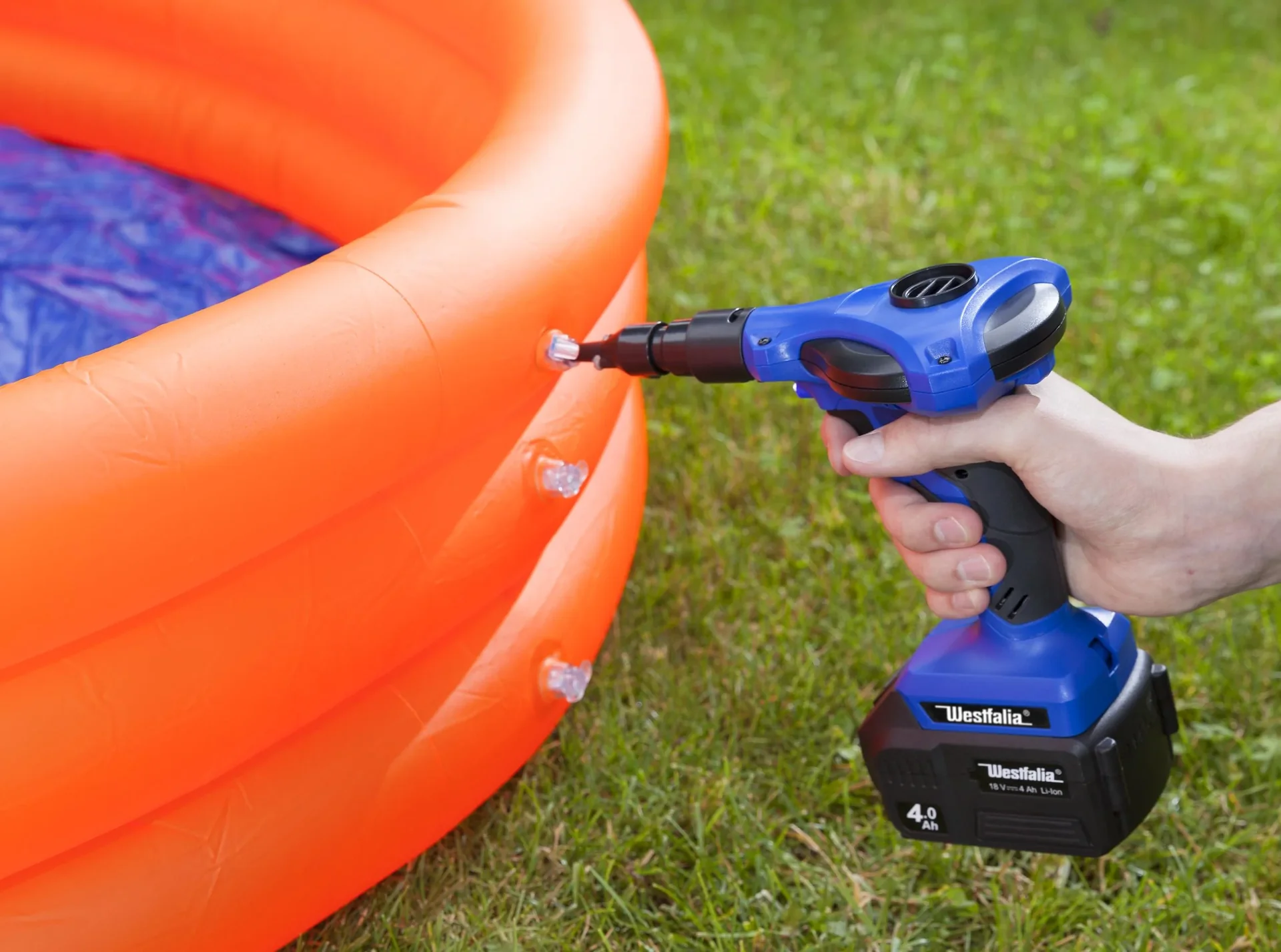 Akku-Luft-/Volumenpumpe 18 Volt Li-Ion ALP18 -ohne Akku und Ladegerät- - 1