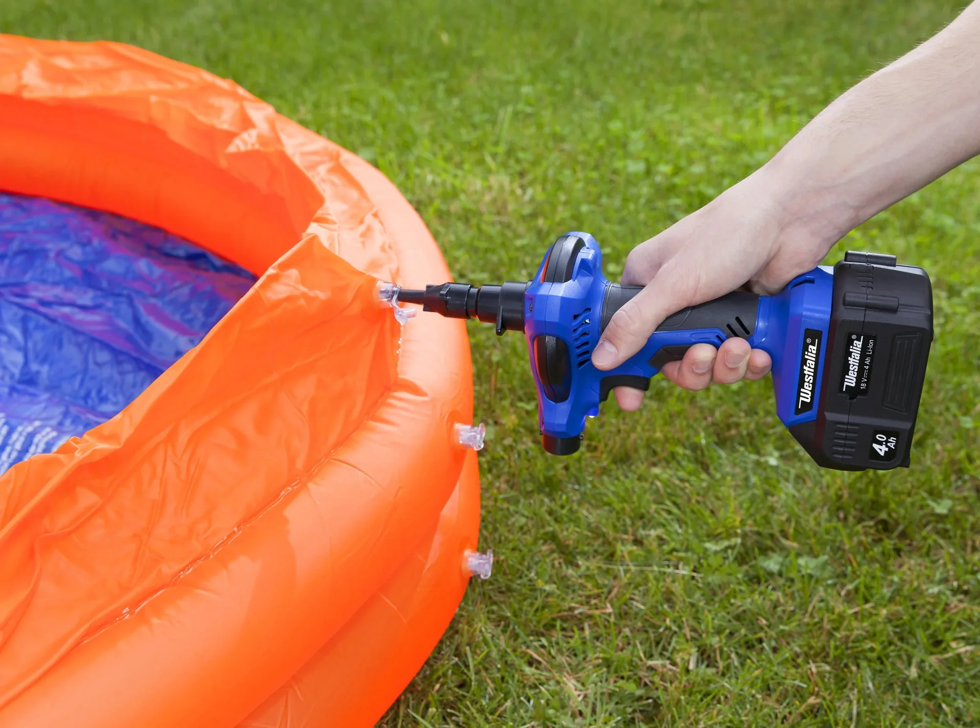 Akku-Luft-/Volumenpumpe 18 Volt Li-Ion ALP18 -ohne Akku und Ladegerät- - 2