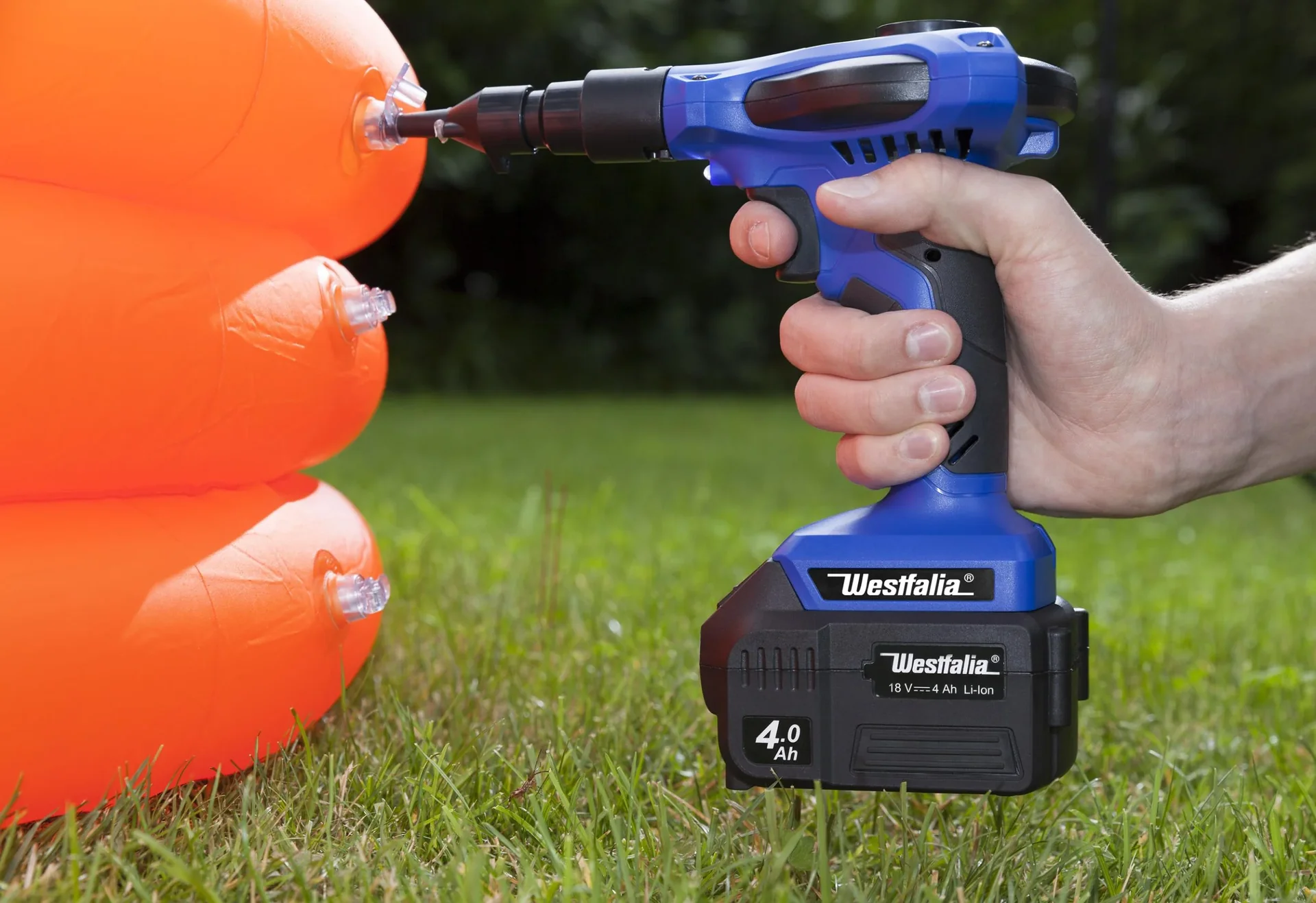 Akku-Luft-/Volumenpumpe 18 Volt Li-Ion ALP18 -ohne Akku und Ladegerät- - 4