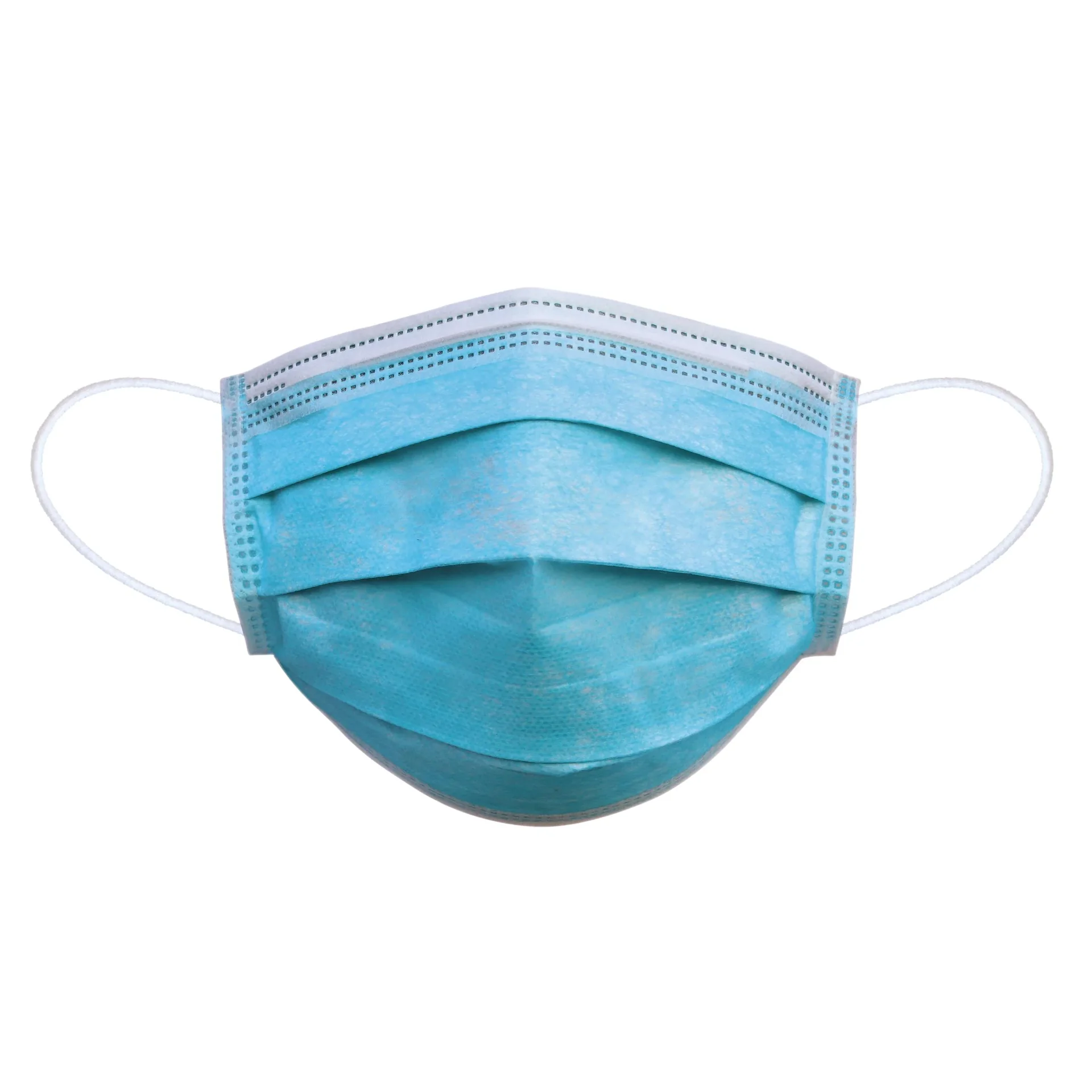 Mundschutz 3-lagig, 10-er Pack, Blau - 0