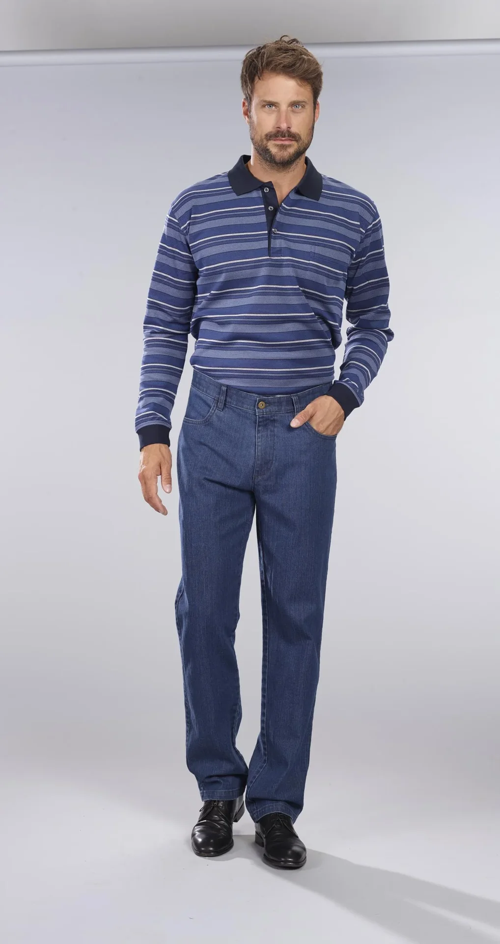 Komfortjeans, Farbe bluestone, Gr.25 - 0