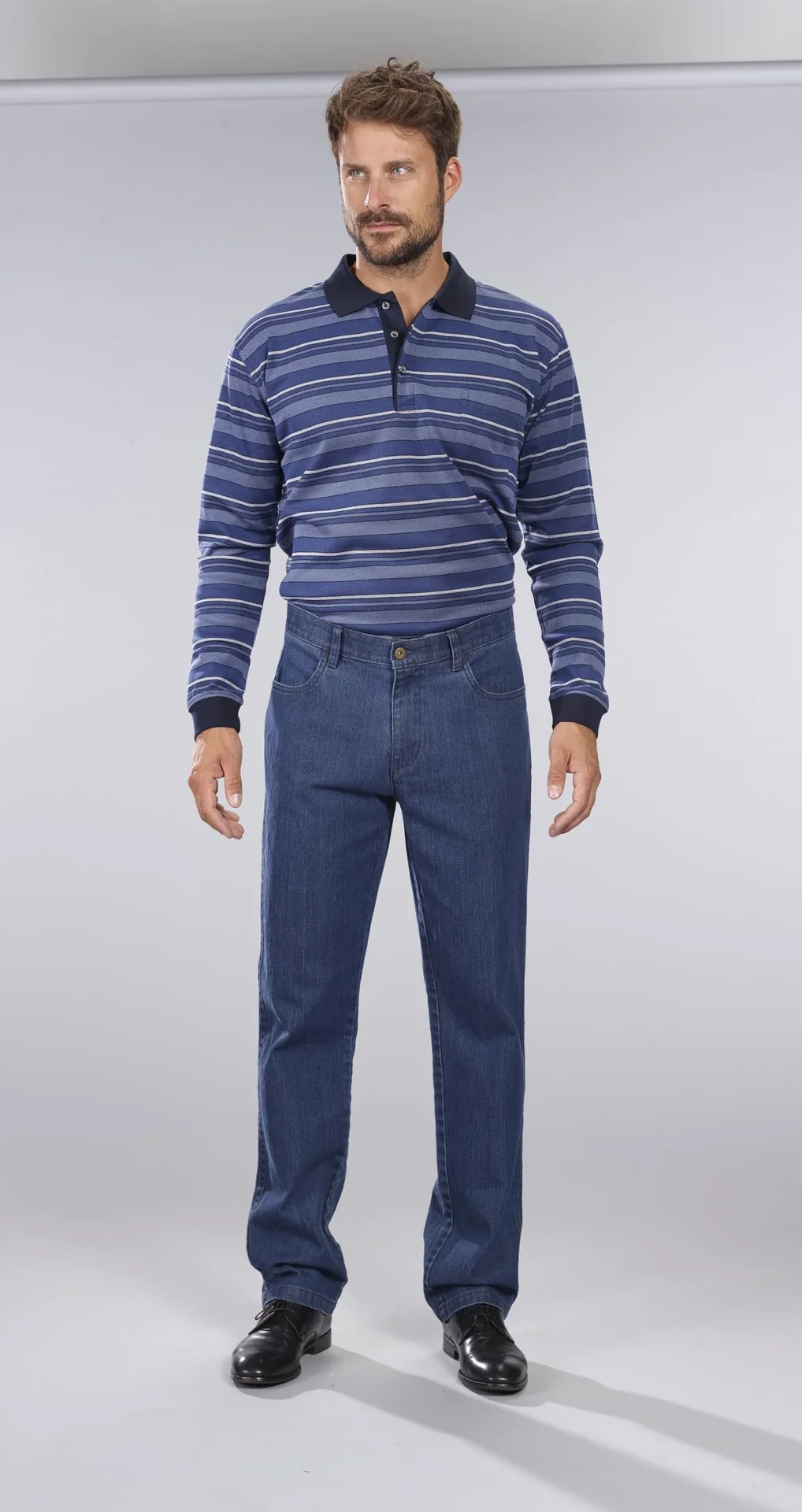 Komfortjeans, Farbe bluestone, Gr.25 - 3
