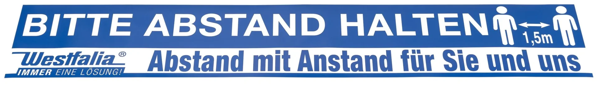 Boden- und Wandaufkleber "Abstand halten" - 2