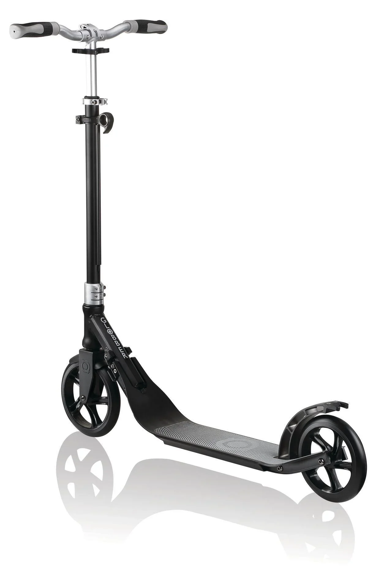 ONE NL 205-180 DUO Tretroller, 205/180 mm, ABEC 7, höhenverstellbar, Klappmechanismus, grau - 0