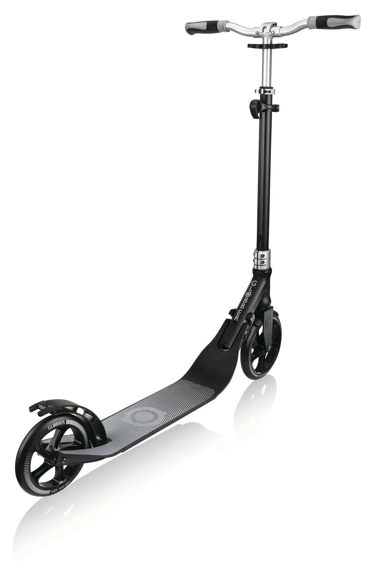 ONE NL 205-180 DUO Tretroller, 205/180 mm, ABEC 7, höhenverstellbar, Klappmechanismus, grau - 8