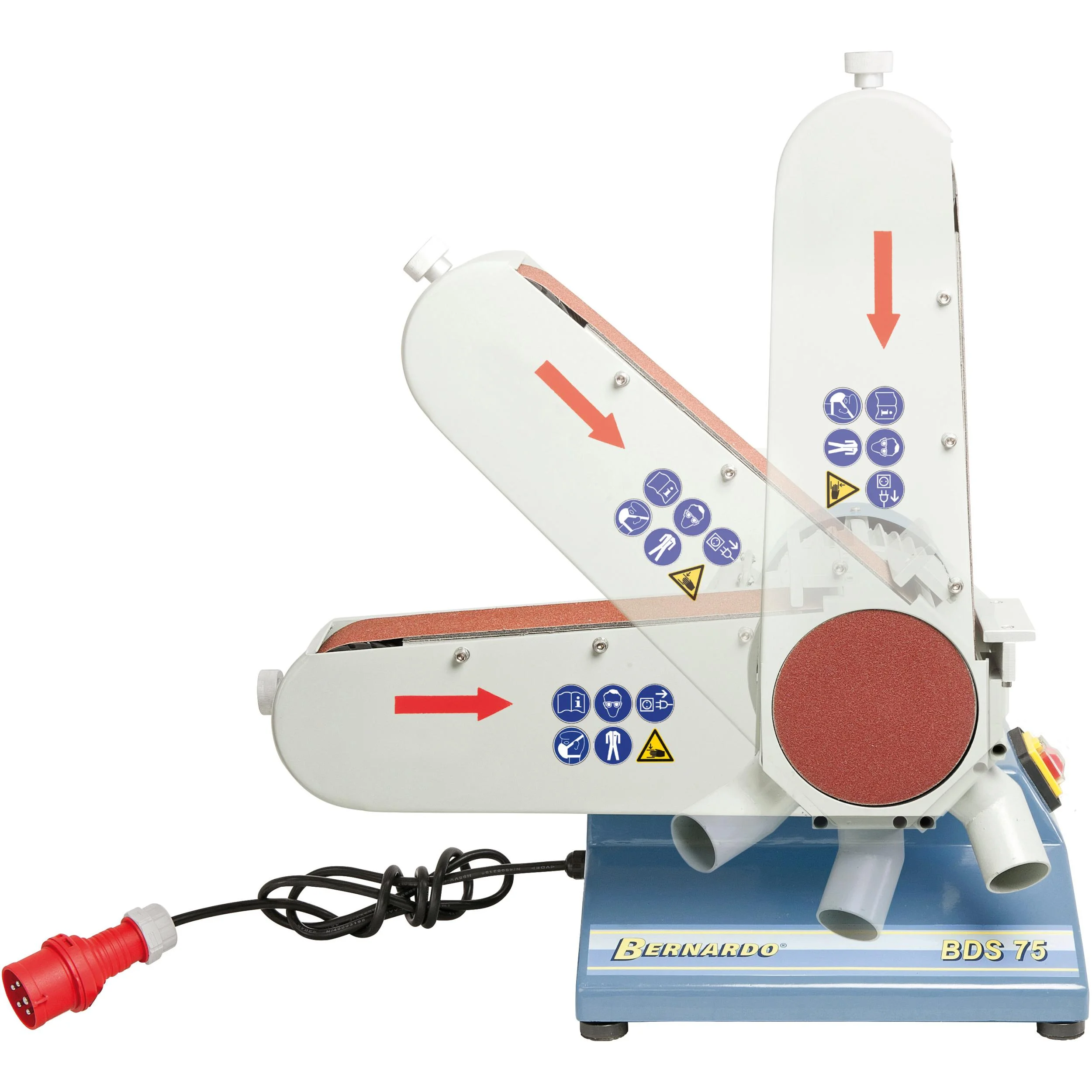 Bleche und Bernardo Exzenterschleifer BDS 75 / 400V - 1