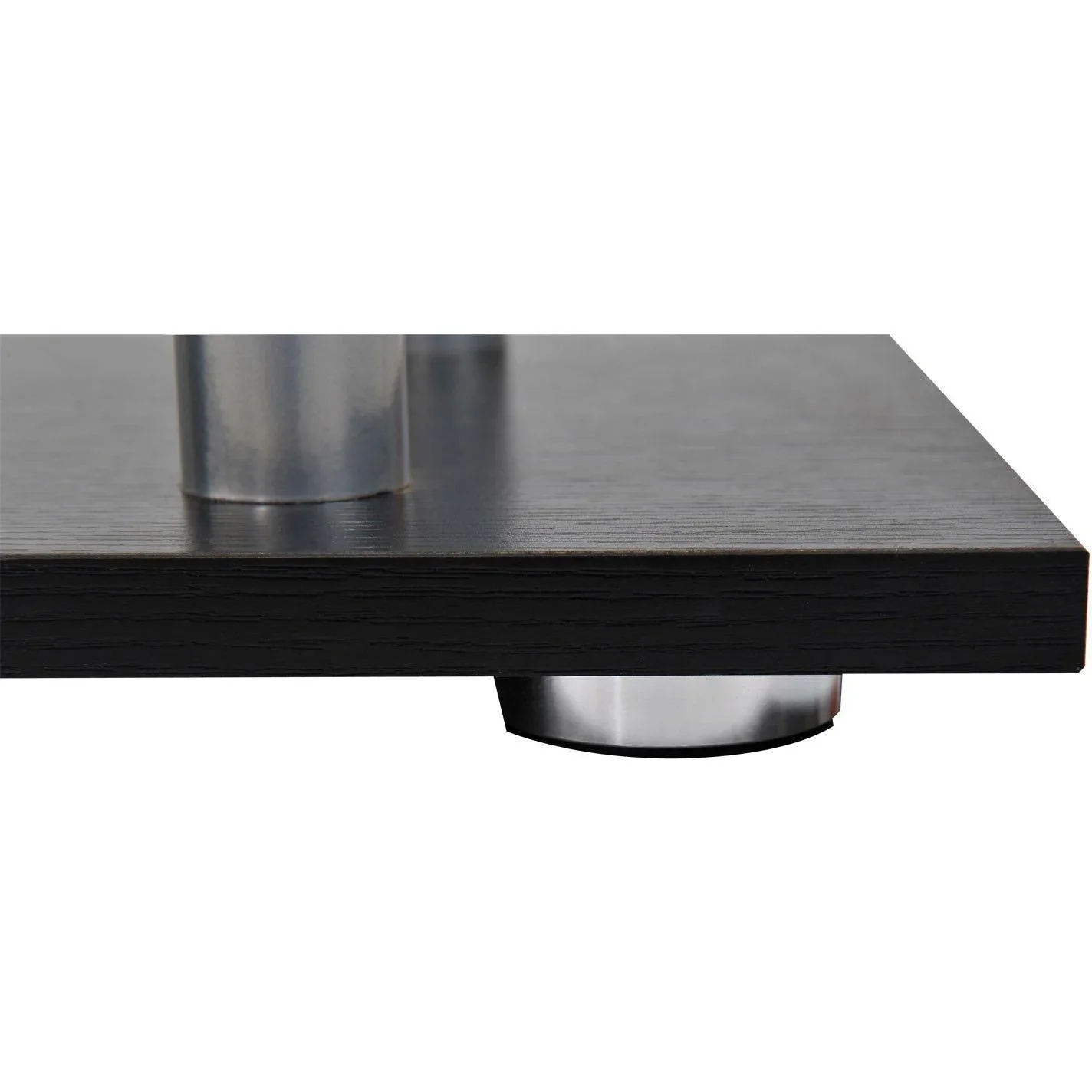 Standregal 4 Fächer Raumteiler Eckregal Wandregal schwarz - 0