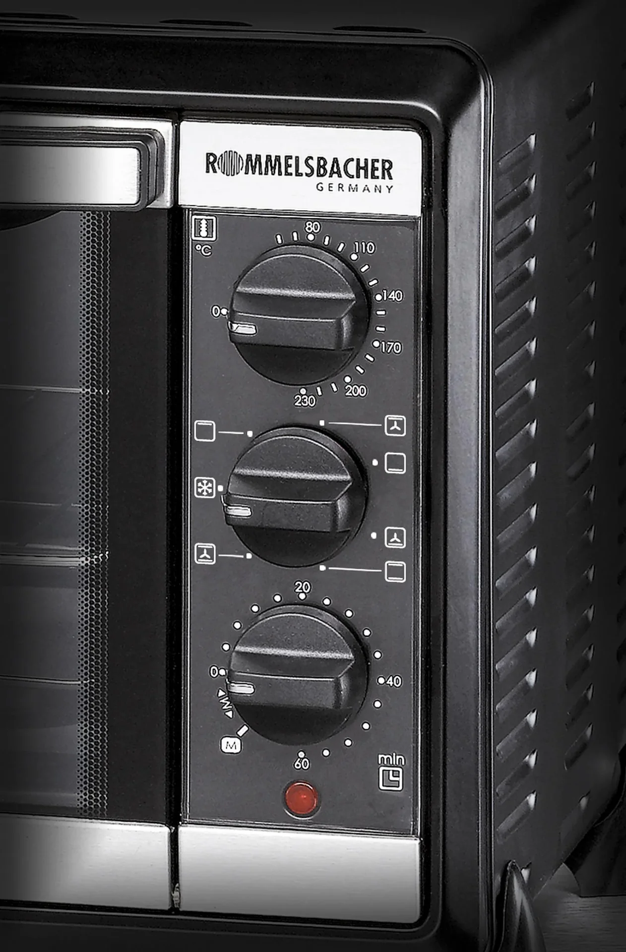 Kleinbackofen BG 1055/E "Edelstahl", mit Umluft - 4