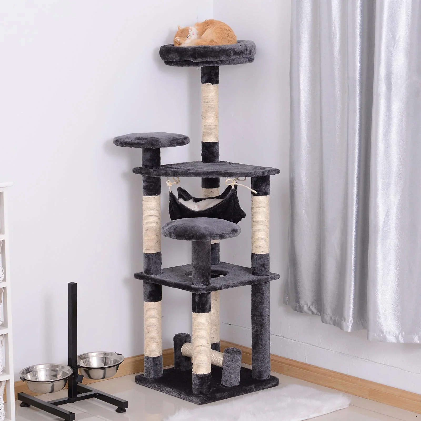 Katzenbaum mit Hängematte - 1