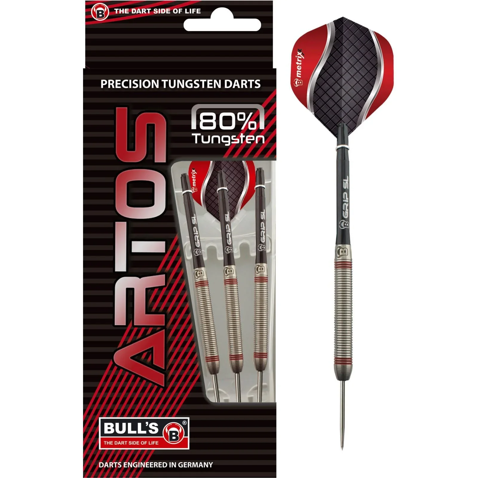 Artos AR3 Steeldart, Red 80% Tungsten - 1