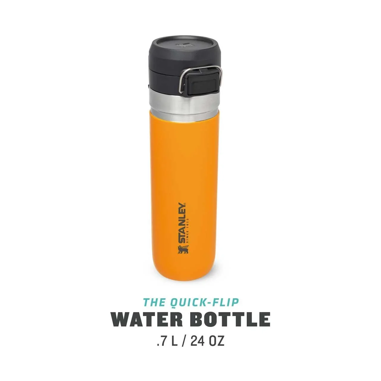 Quick Flip Water Bottle 0,7 l, Saffron, Vakuumisolierung, Sicherheitsverschluss - 3