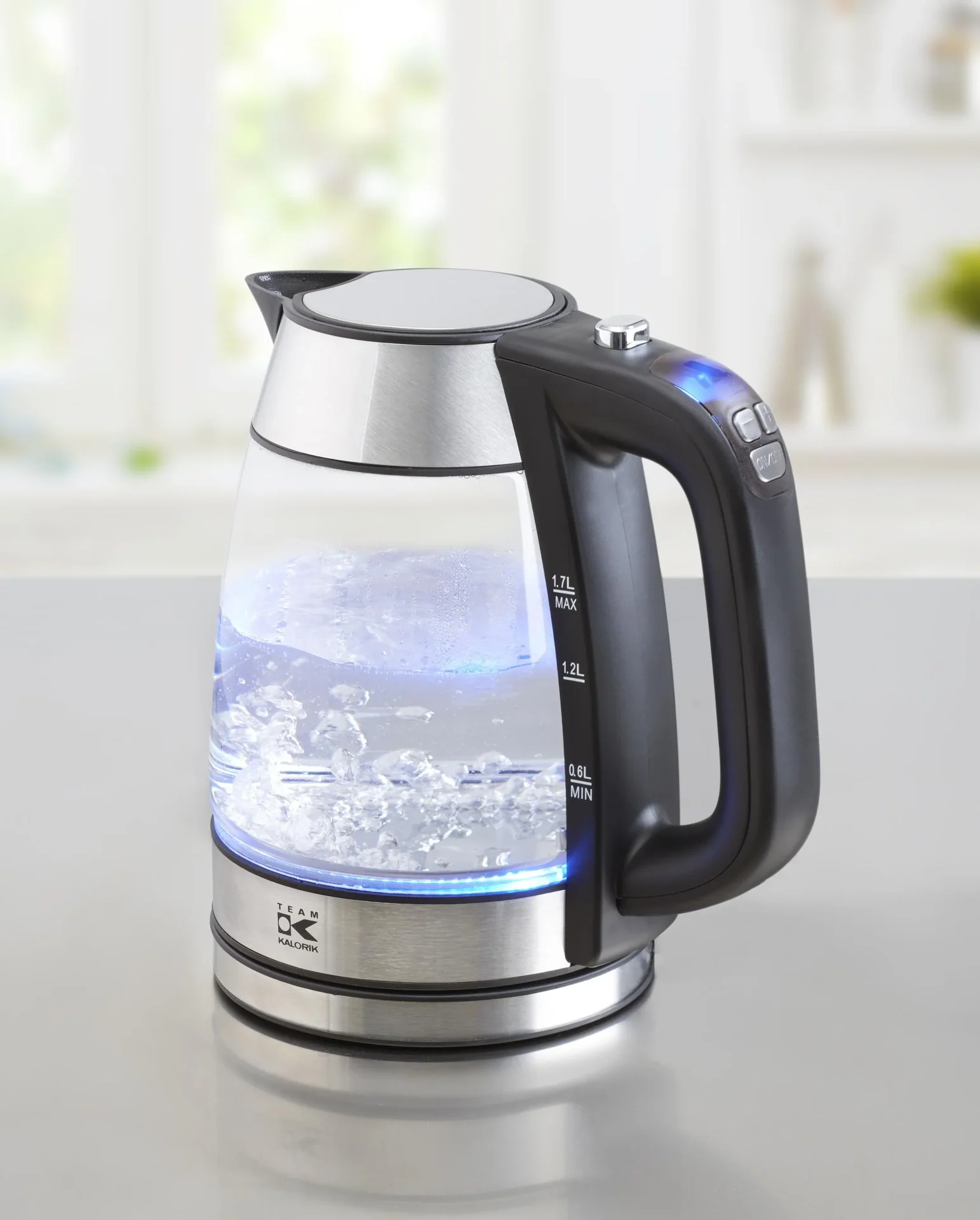 Glas-Wasserkocher mit digitaler Temperatursteuerung, TKG JK 1040 - 0