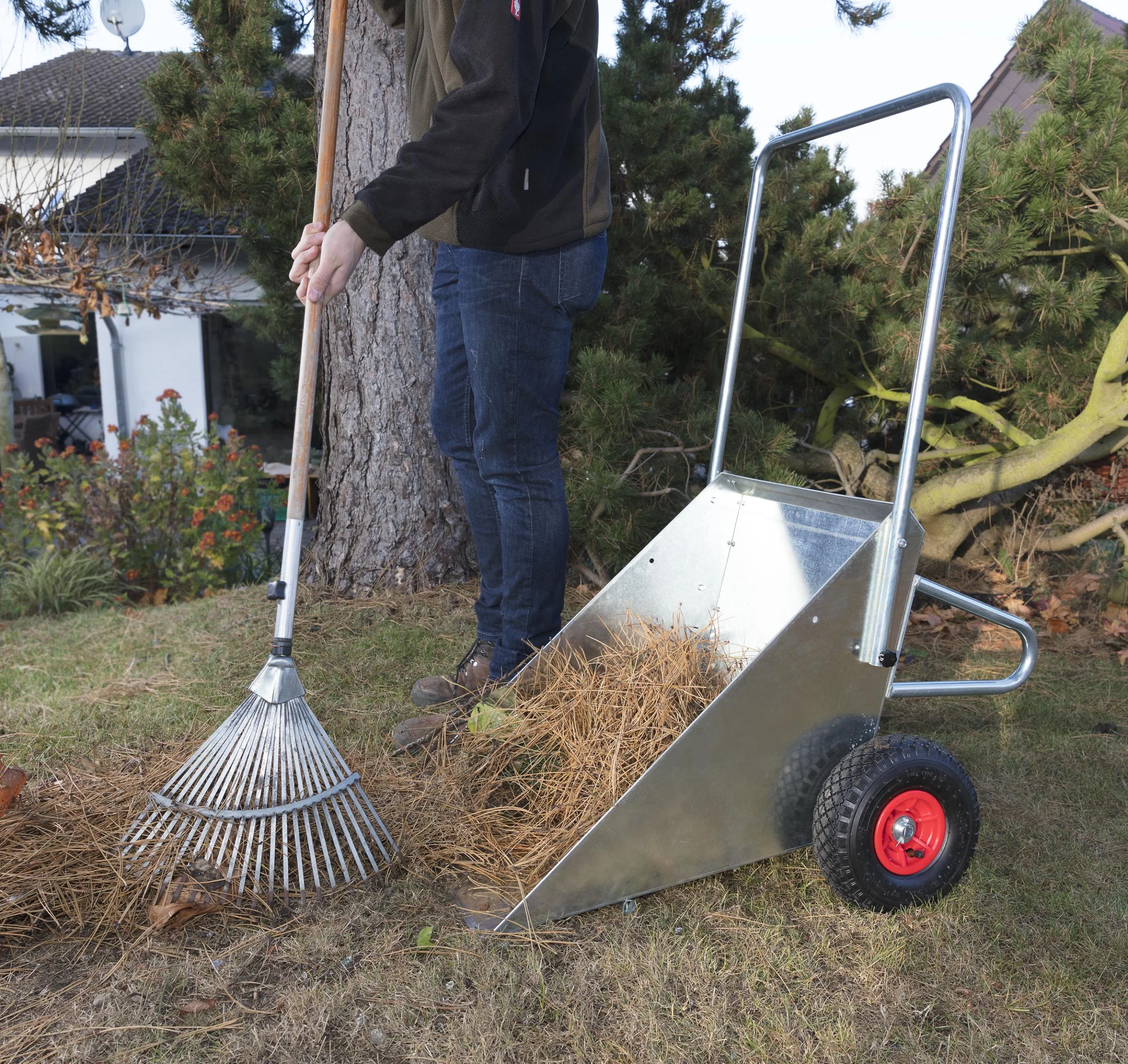 Kippkuli verzinkte Universal Transportkarre - 0