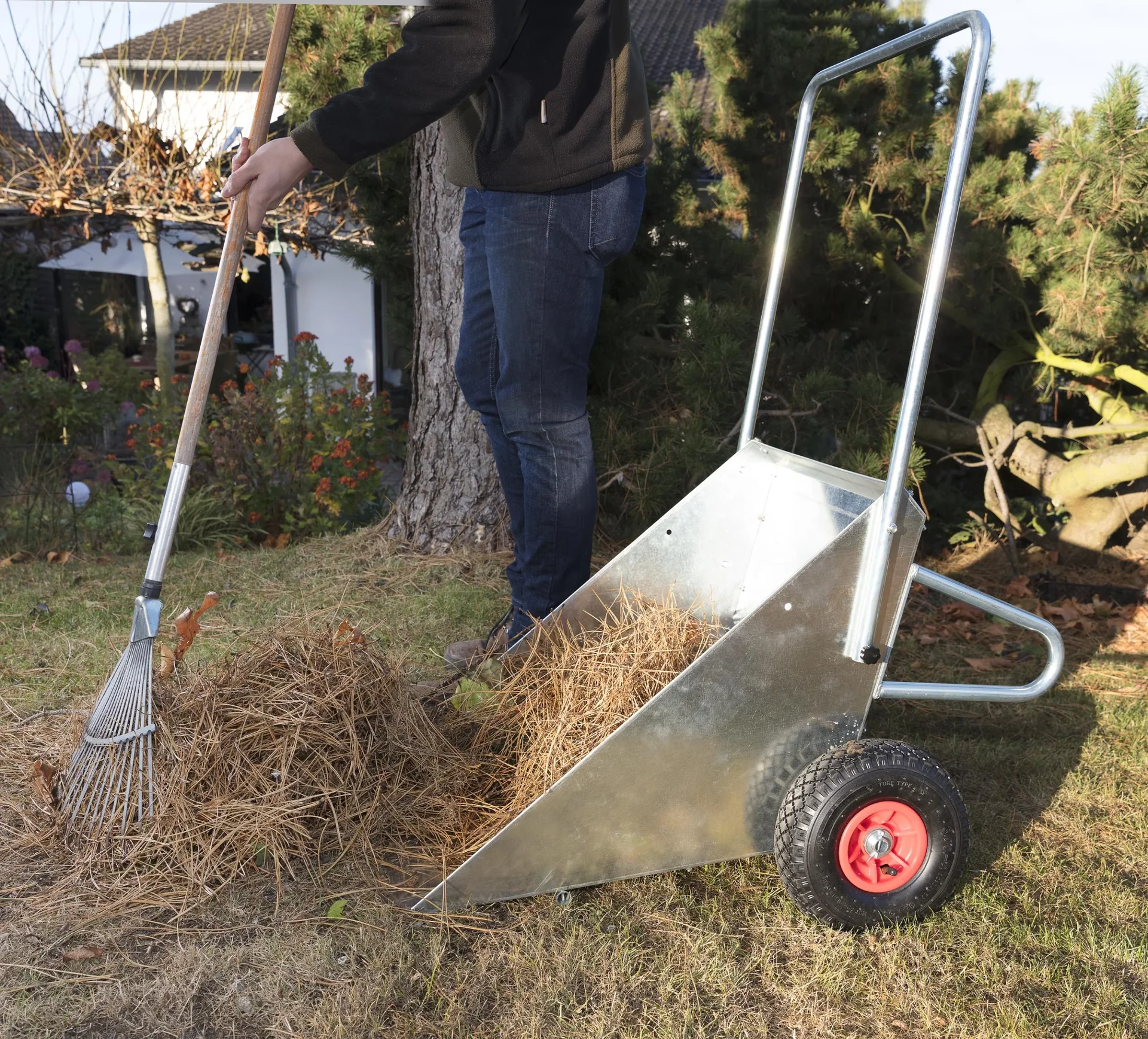 Kippkuli verzinkte Universal Transportkarre - 3