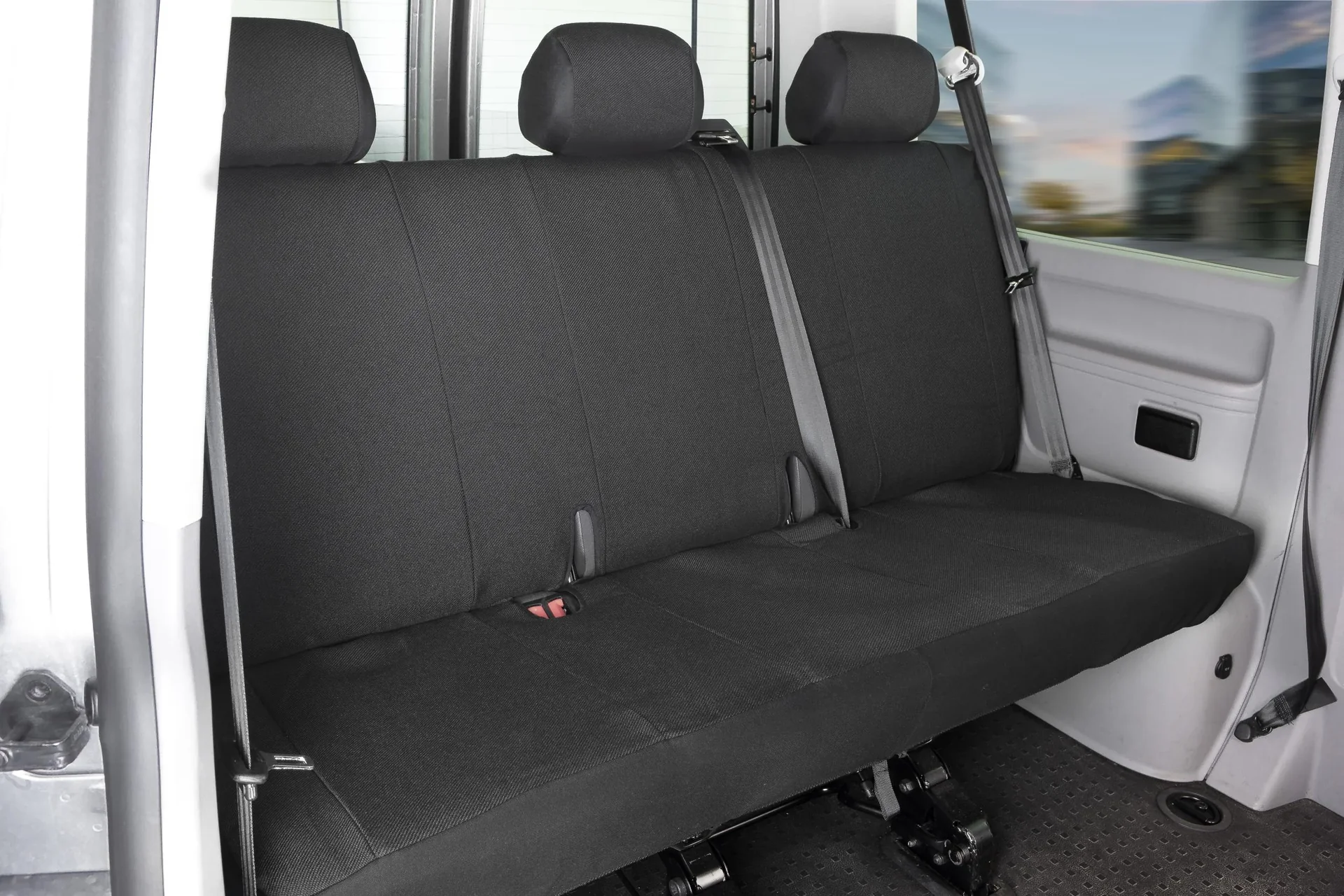 Passform Sitzbezüge VW T5 für 3er Bank aus Stoff ab BJ 04/2003 bis 06/2015 - 0