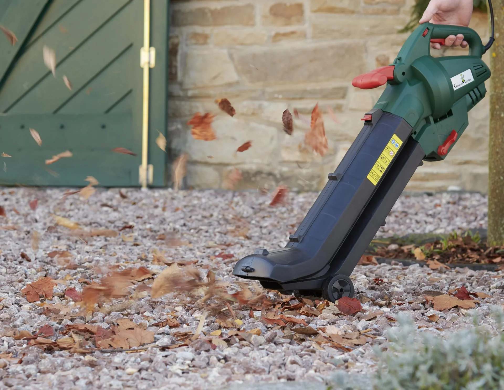 4 in 1 Elektro Laubsauger, 3000 Watt + Zusatz-Fangsack - 0