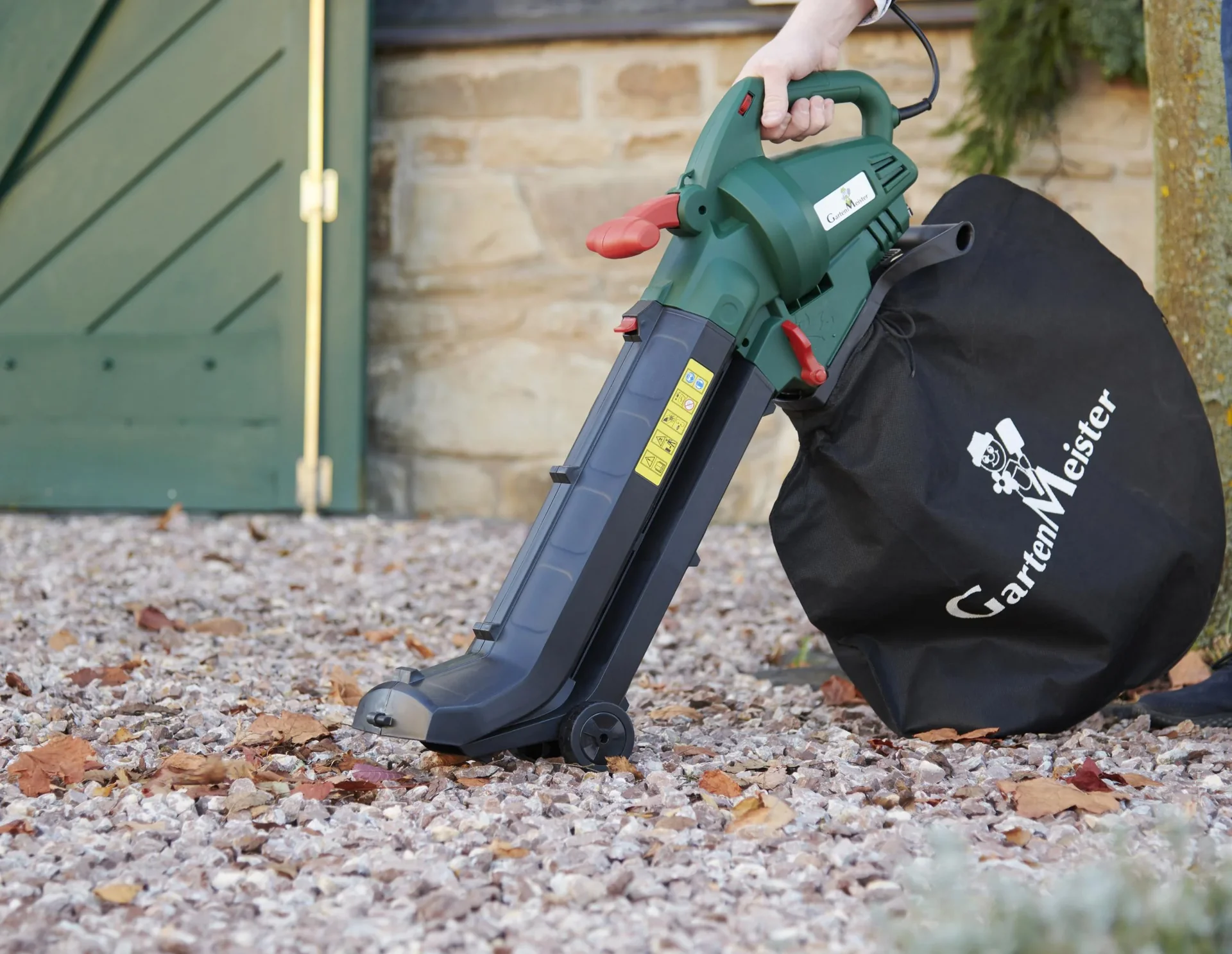 4 in 1 Elektro Laubsauger, 3000 Watt + Zusatz-Fangsack - 1