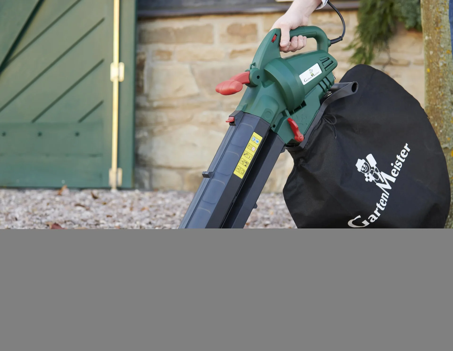 4 in 1 Elektro Laubsauger, 3000 Watt + Zusatz-Fangsack - 5