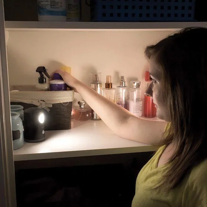 LED Nachtlicht schwarz mit Bewegungsmelder MB750 20 Lumen IP44 - 5