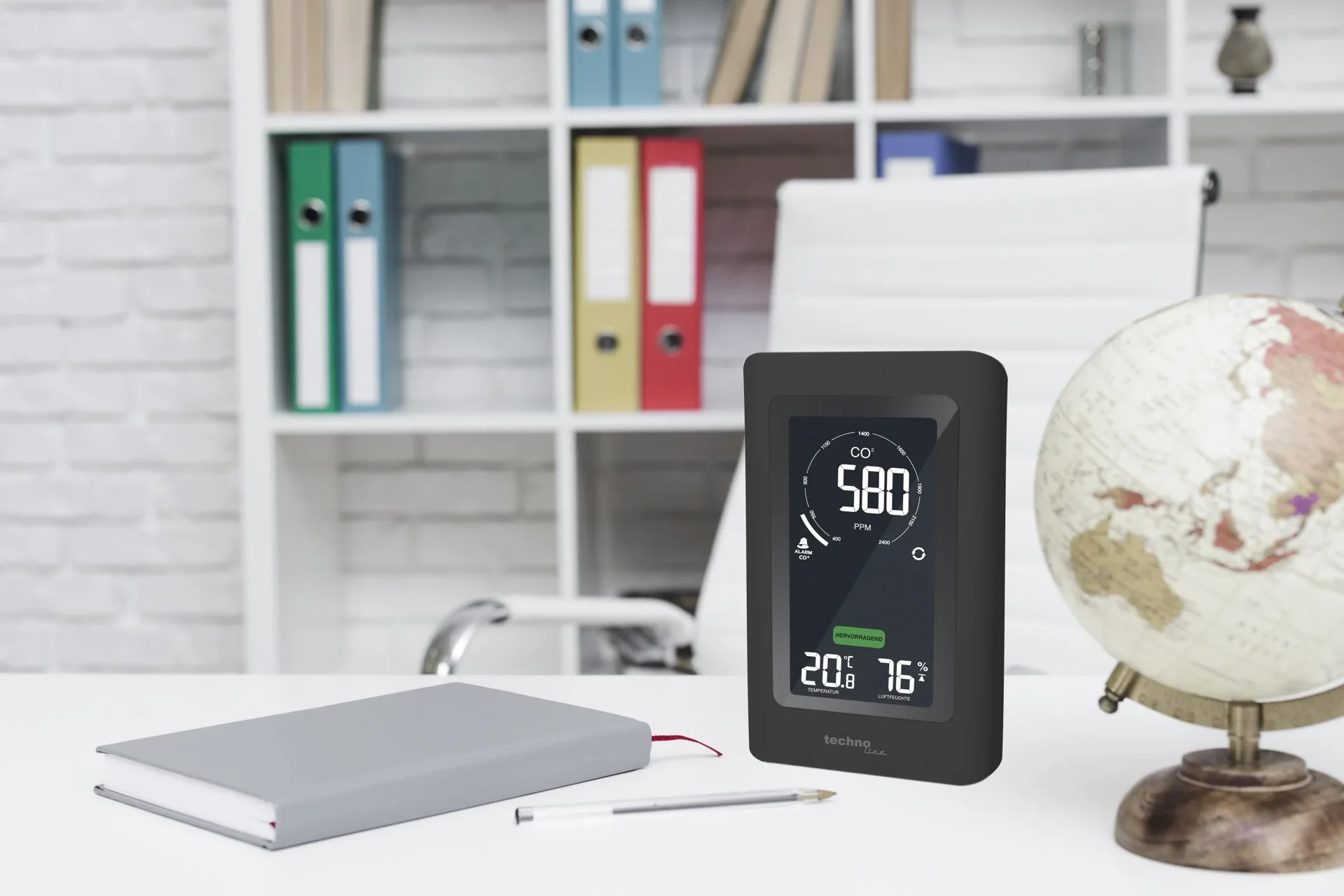 Luftgütemonitor mit Infrarot Gassensor und CO2 Erkennung - 3