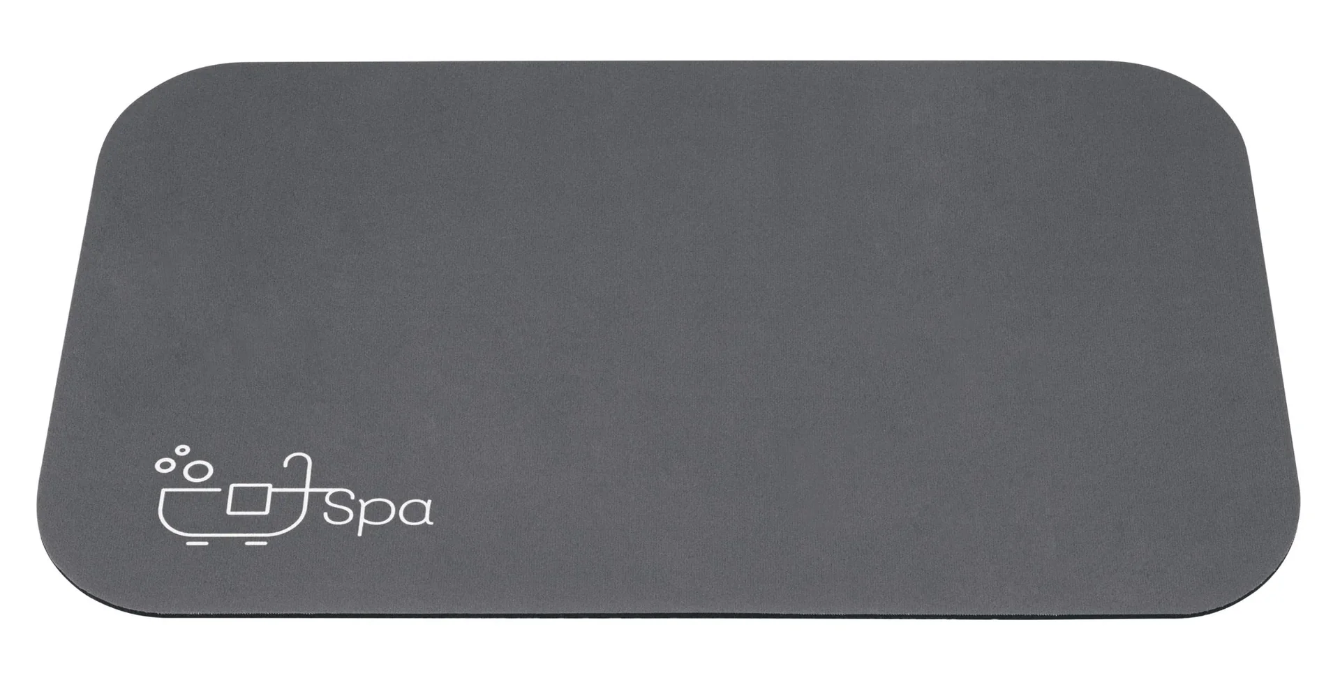 Superabsorbierende Badematte Spa, 40 x 60 cm dunkelgrau - 0