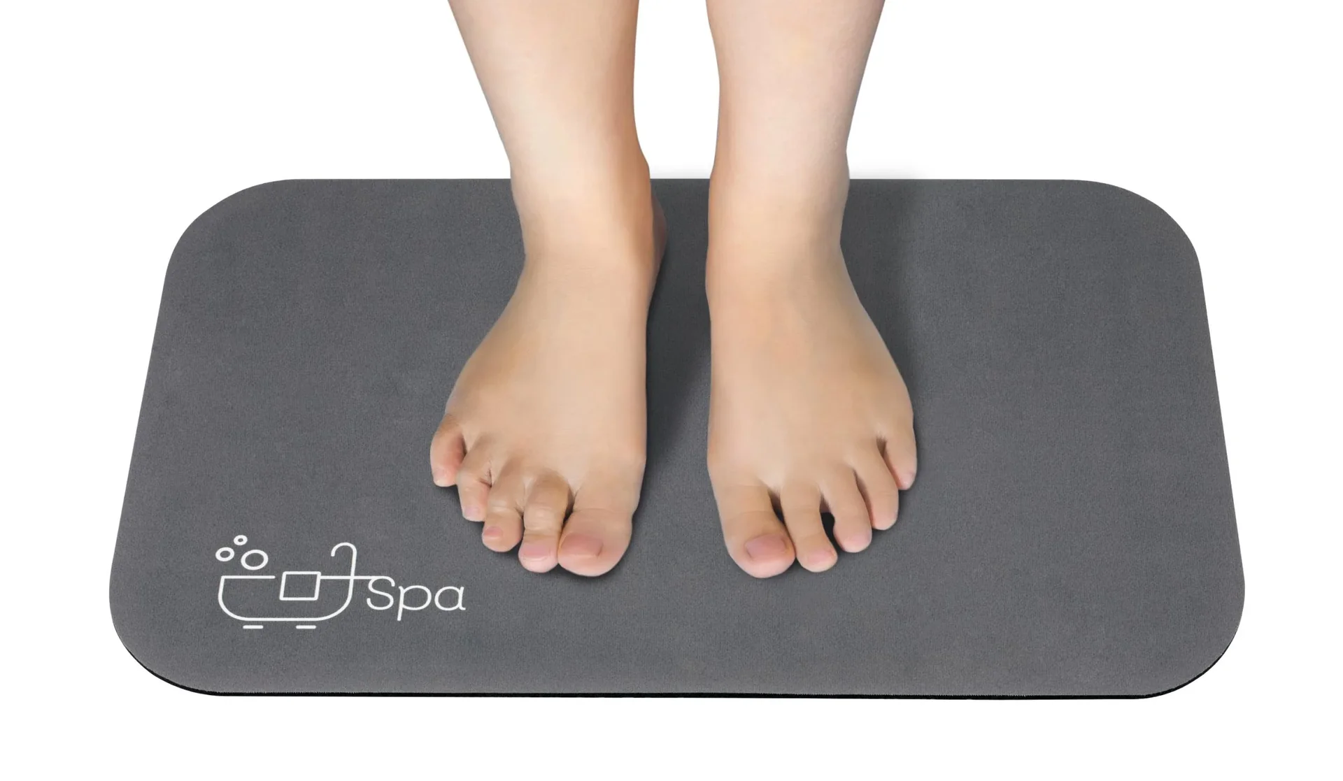 Superabsorbierende Badematte Spa, 40 x 60 cm dunkelgrau - 4