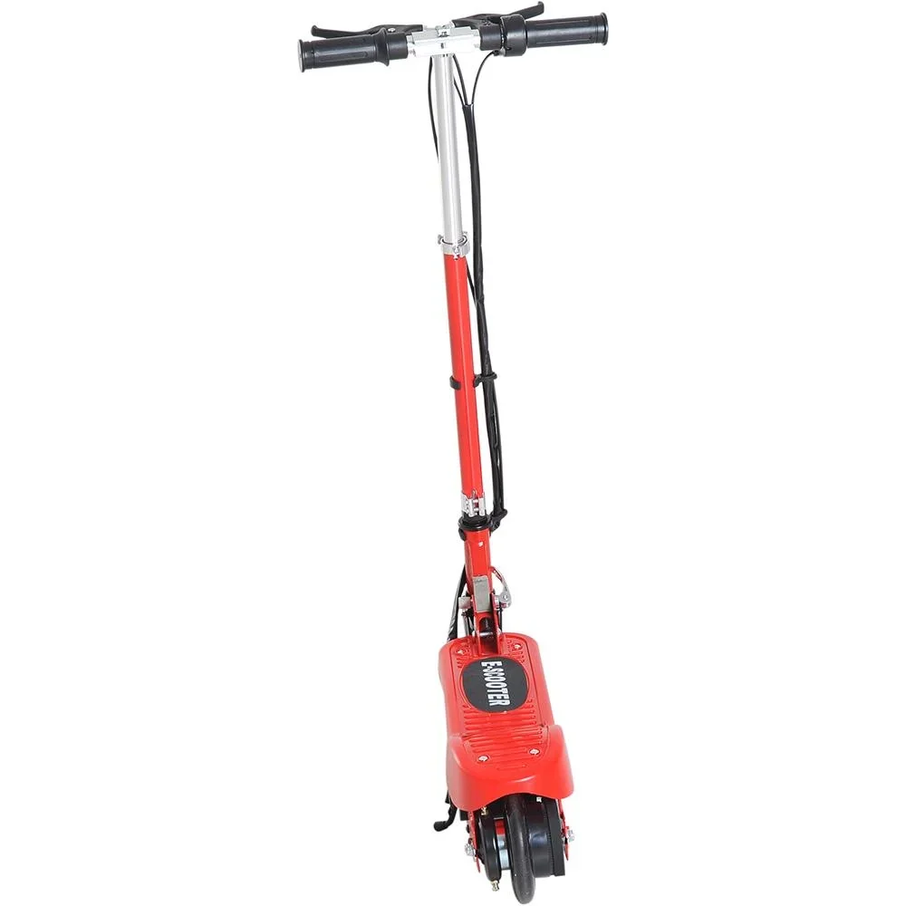 Elektroroller E-Scooter Cityroller klappbar Jugend Roller 12 km/h Kinder Metall Rot L74"W36"H73-91cm - 8