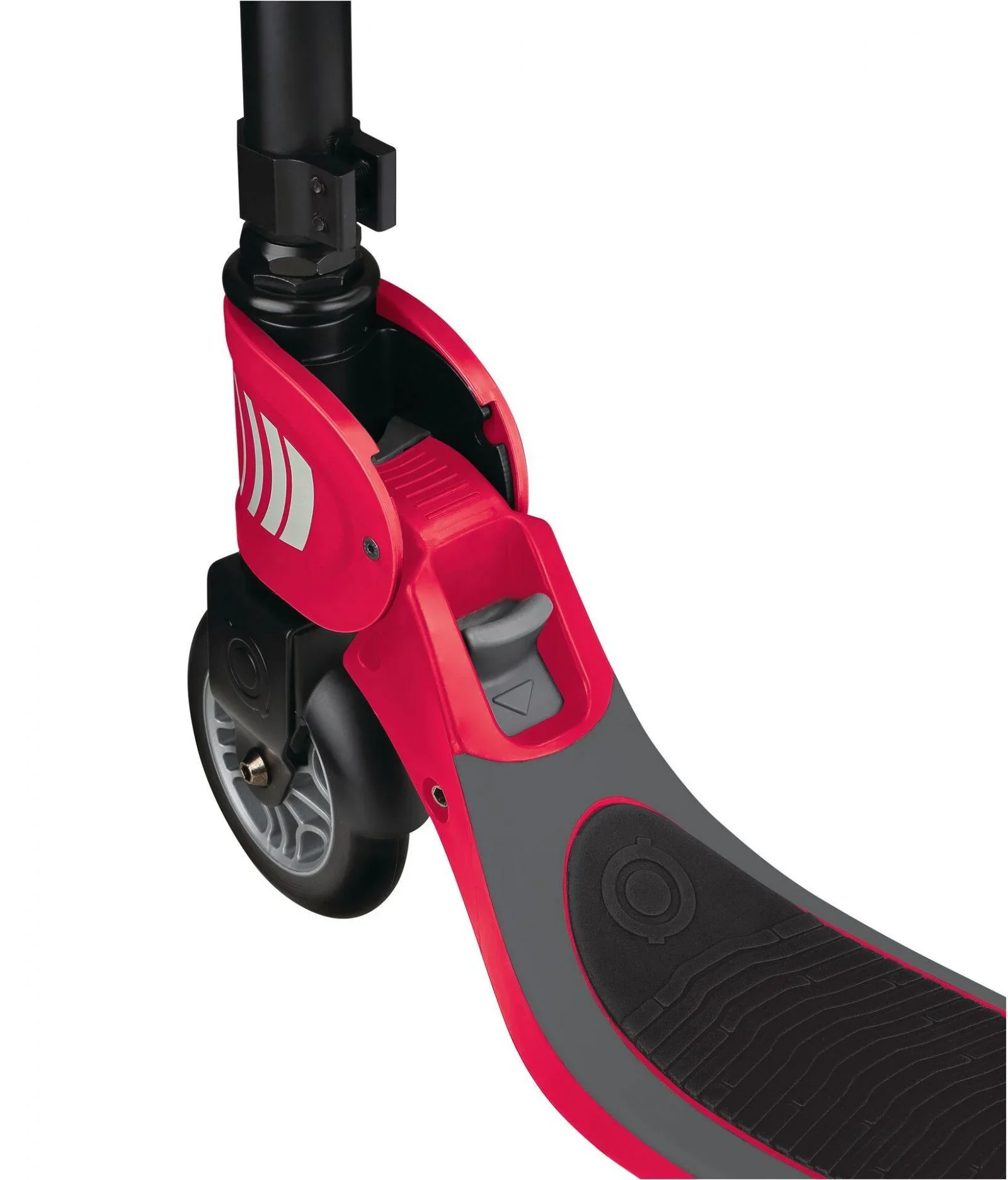 FLOW FOLDABLE 125, Tretroller, 125 mm, ABEC 5, höhenverstellbar, Klappmechanismus, schwarz-rot - 5