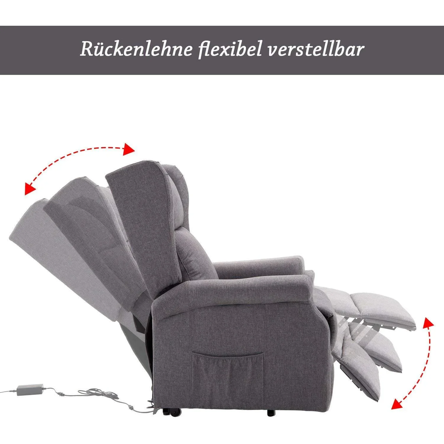 Fernsehsessel mit Aufstehhilfe - 5