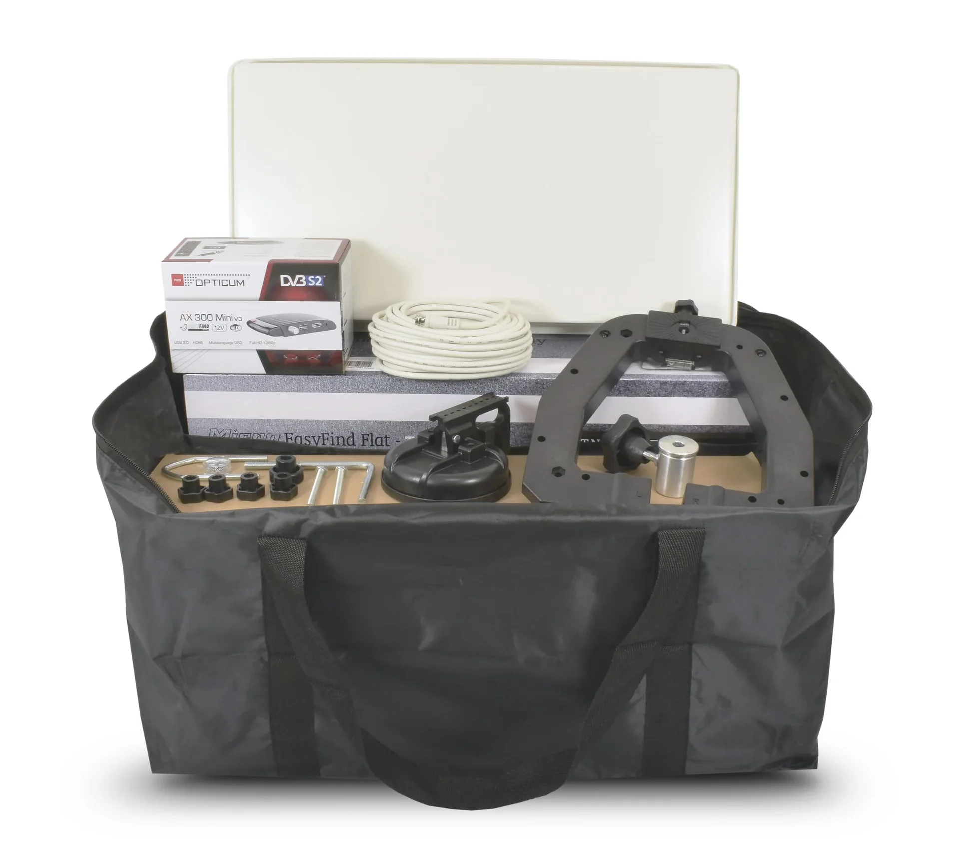 SAT Flachantenne Traveller-Kit II inkl.Full HD Receiver - 4