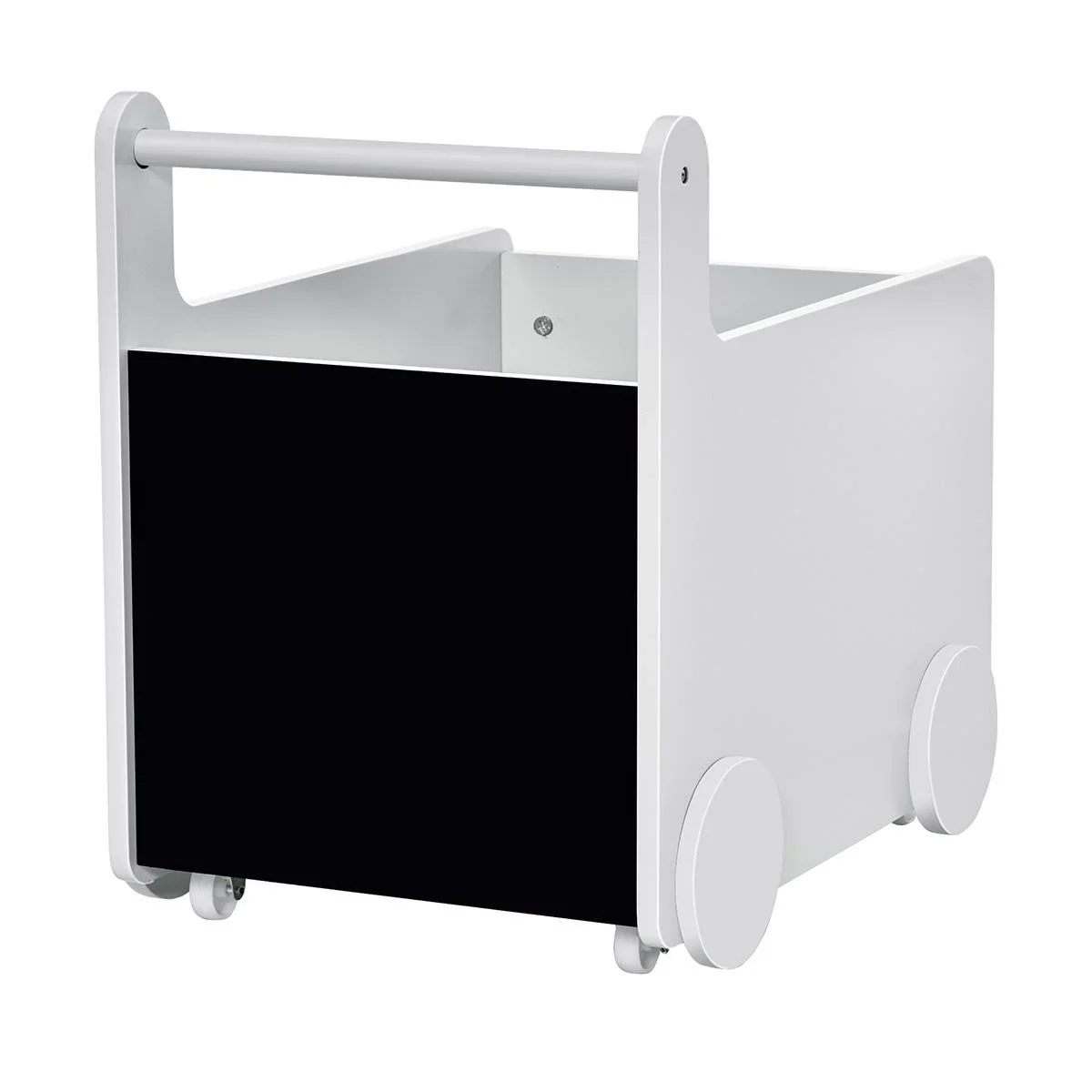 2-in-1 Lauflernwagen Aufbewahrungsbox Baby Lauflernhilfe Spielzeugkiste mit Räder Griff Bücherkiste Aufbewahrungskorb fü - 1