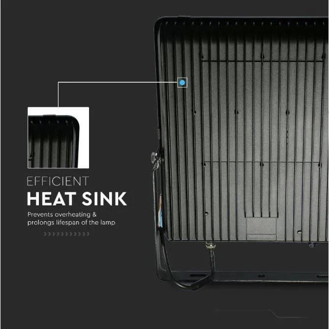 VT-30185 LED-Flutlicht - 30 W - 4720 Lm - 4000K - schwarz - Extra effizient - 3