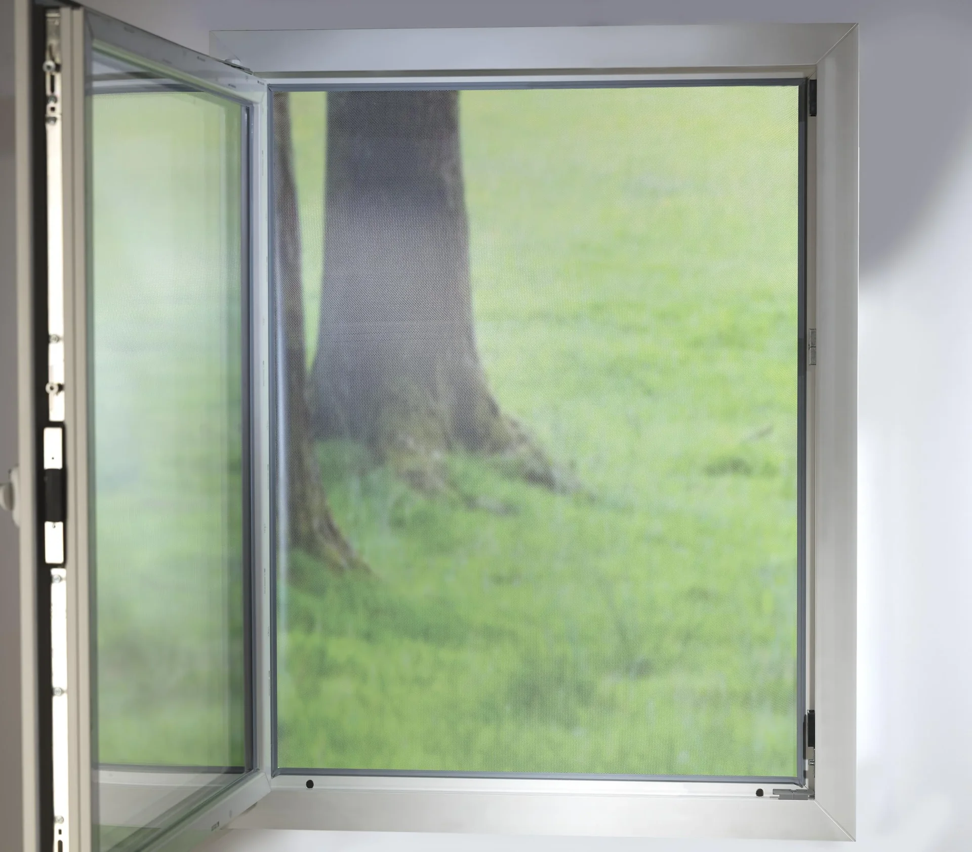 Fliegengitter 130 x 150 cm, weiß, 2 Stück - 0