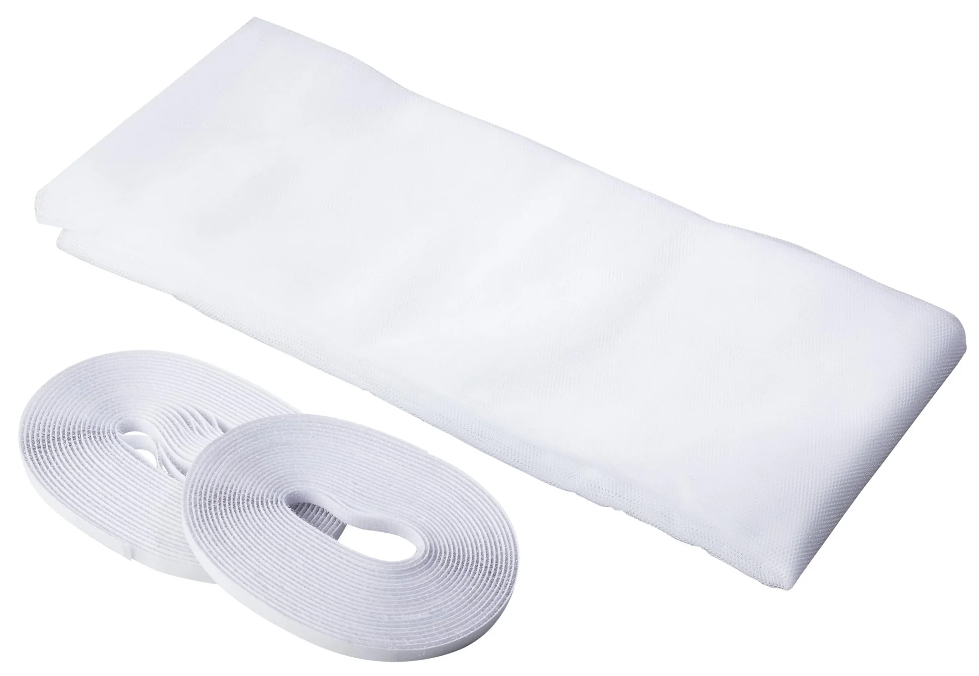 Fliegengitter 130 x 150 cm, weiß, 2 Stück - 1