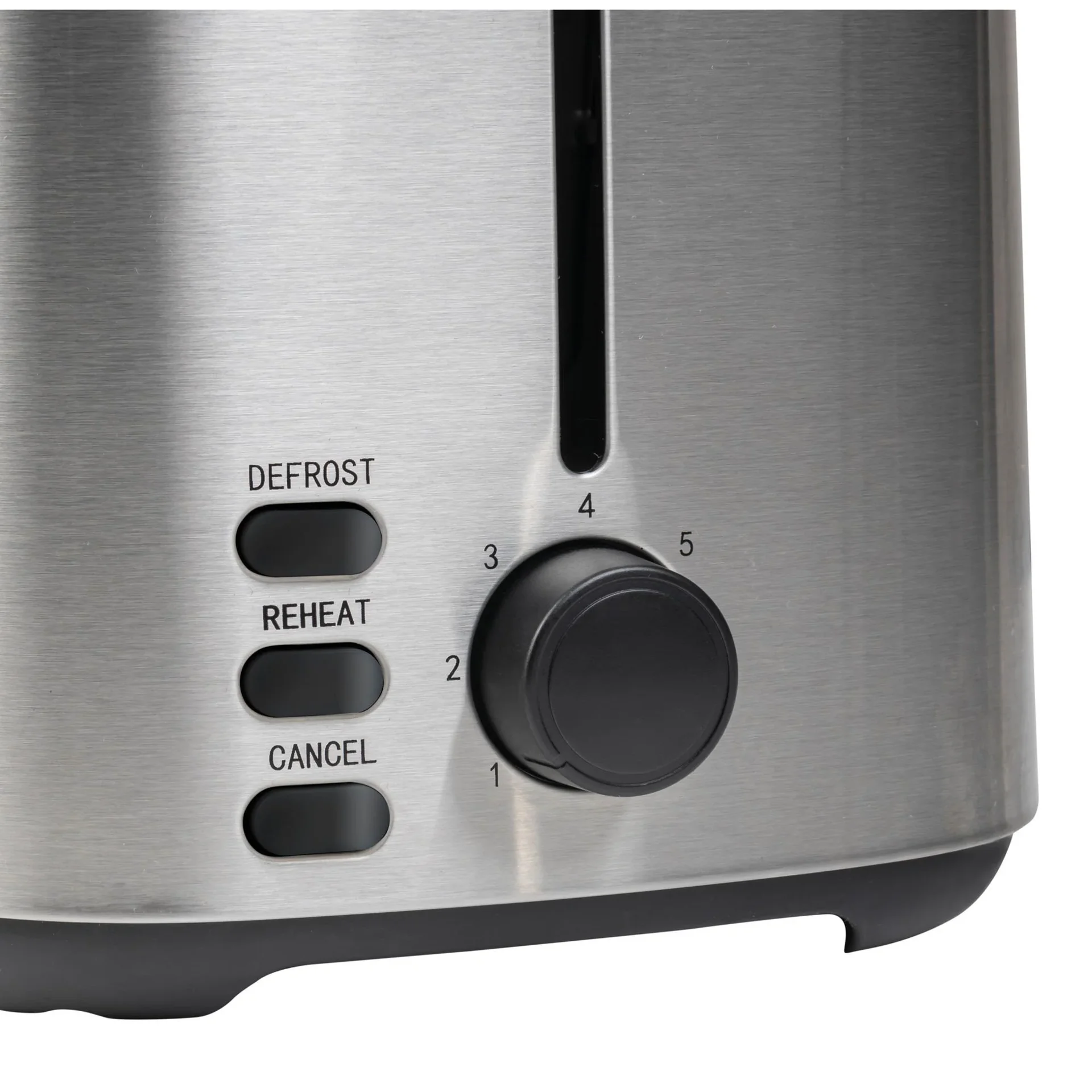 Toaster Edelstahl für 2 Toastscheiben mit Brötchenaufsatz, 800 Watt - ATO800STE - 2